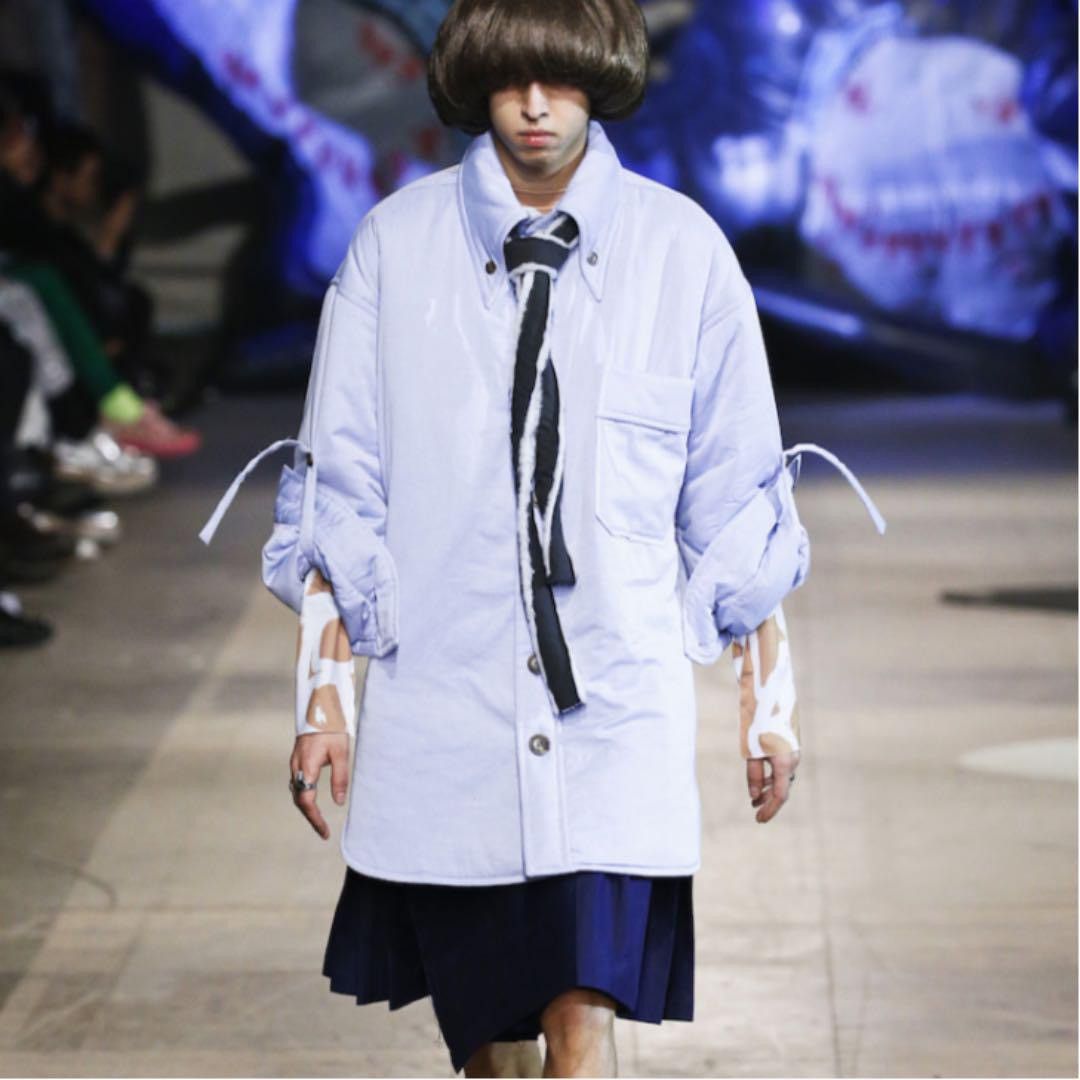 Charles Jeffrey LOVERBOY AW2018 Puffer Filled Padded Shirt Size US S / EU 44-46 / 1 - 1 Thumbnail