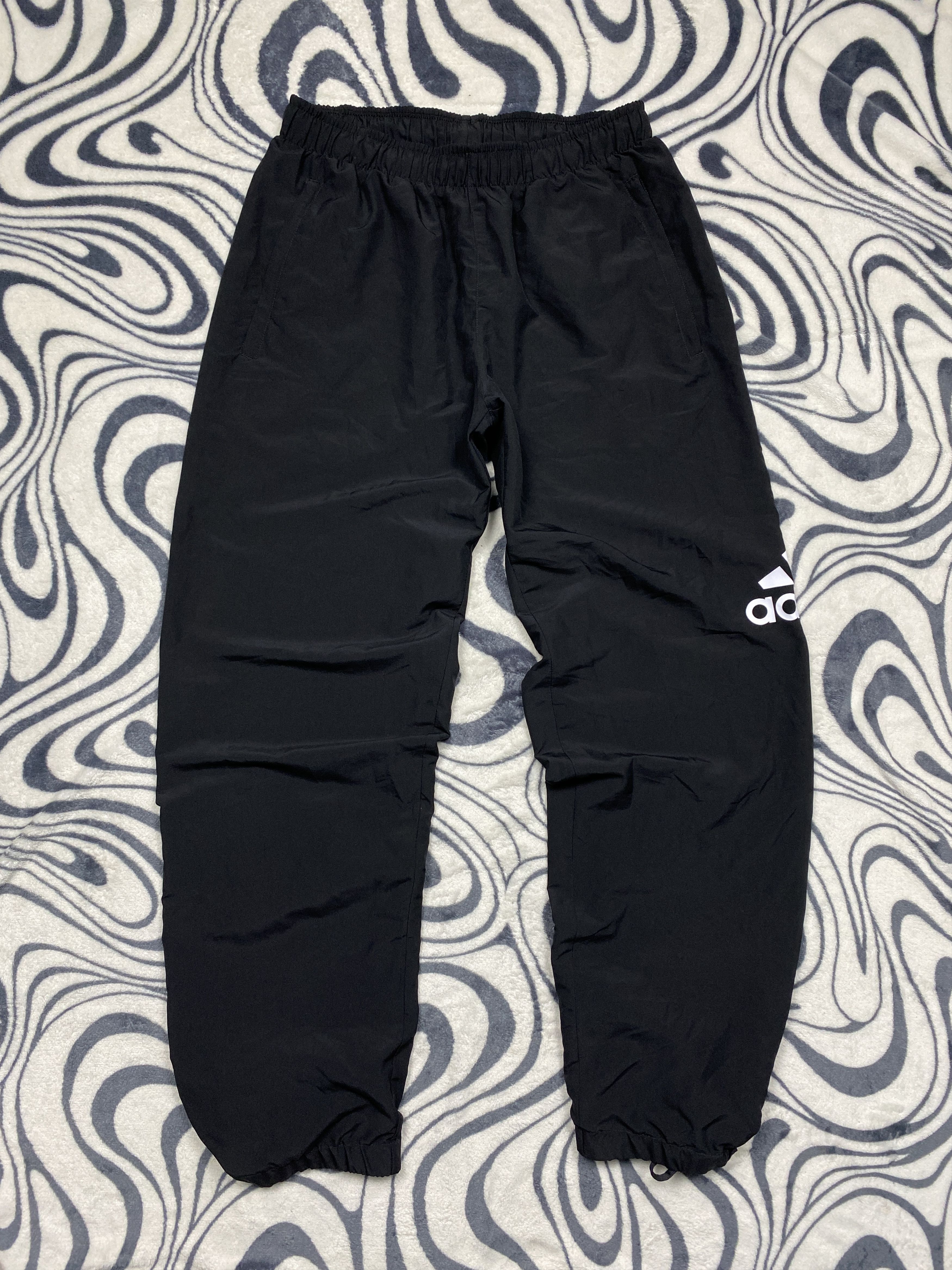 Adidas Adidas Sport Essentials Mens Nylon Baggy Track Pants Size US 34 / EU 50 - 1 Thumbnail
