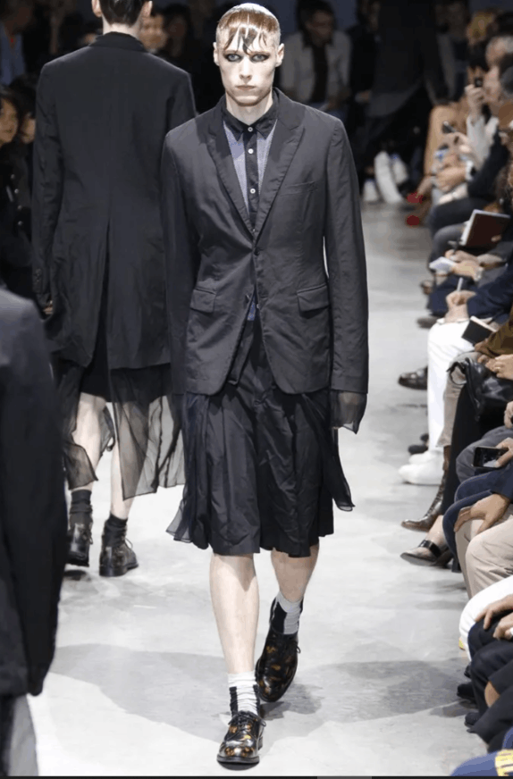 Comme des Garcons Homme Plus Comme des Garçons Homme Plus S/S 2014 Sheer Layered Blazer Size 46R - 2 Thumbnail