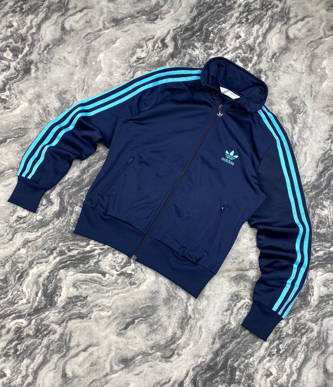 Adidas Vintage Adidas Tracksuit Jacket and Pants Balenciaga Style Size US M / EU 48-50 / 2 - 2 Thumbnail