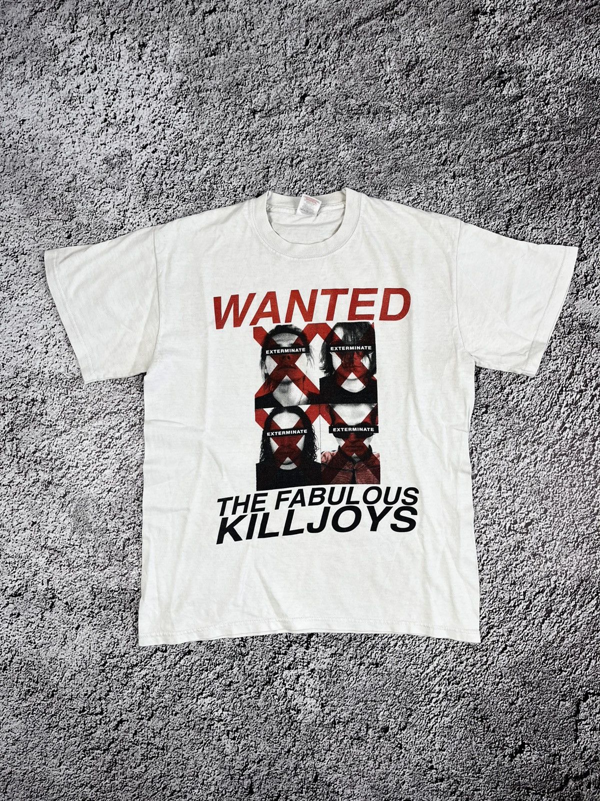 Vintage Y2K Exterminate The Fabulous Killjoy big logo size M
