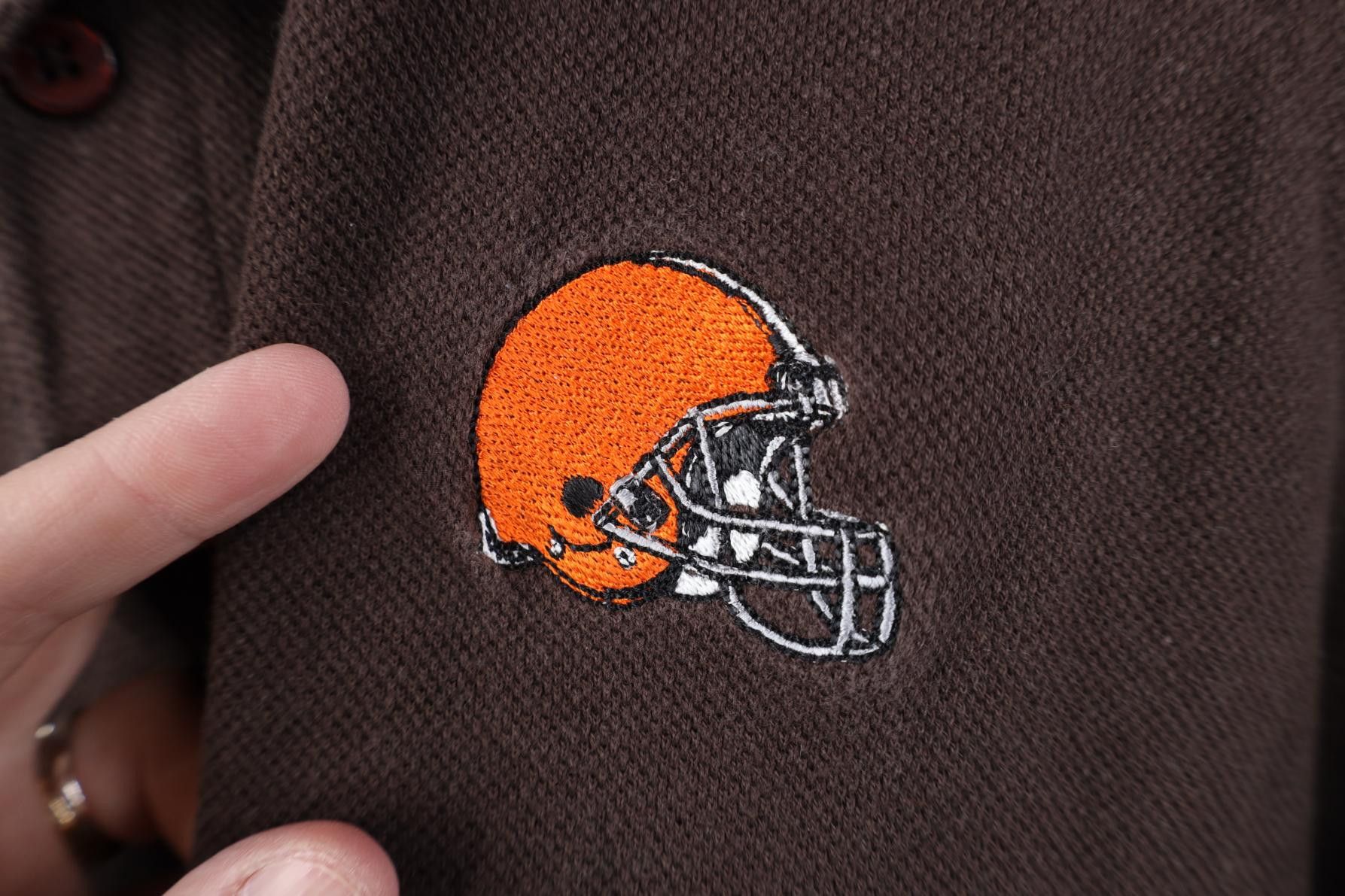 Reebok Vintage Reebok Cleveland Browns Football Golf Polo Shirt Size US L / EU 52-54 / 3 - 5 Thumbnail