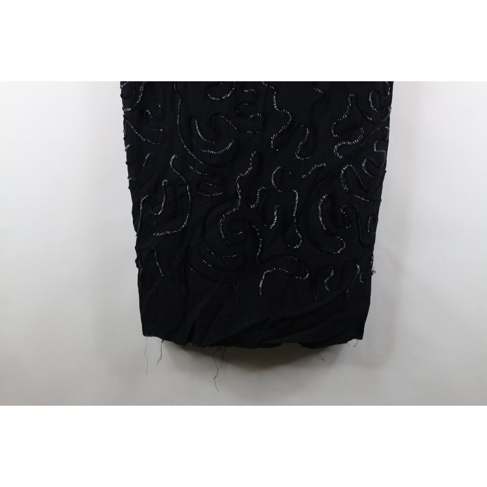 Vintage Vintage 60s 70s Rockabilly Distressed Sequined Dress Size M / US 6-8 / IT 42-44 - 4 Thumbnail