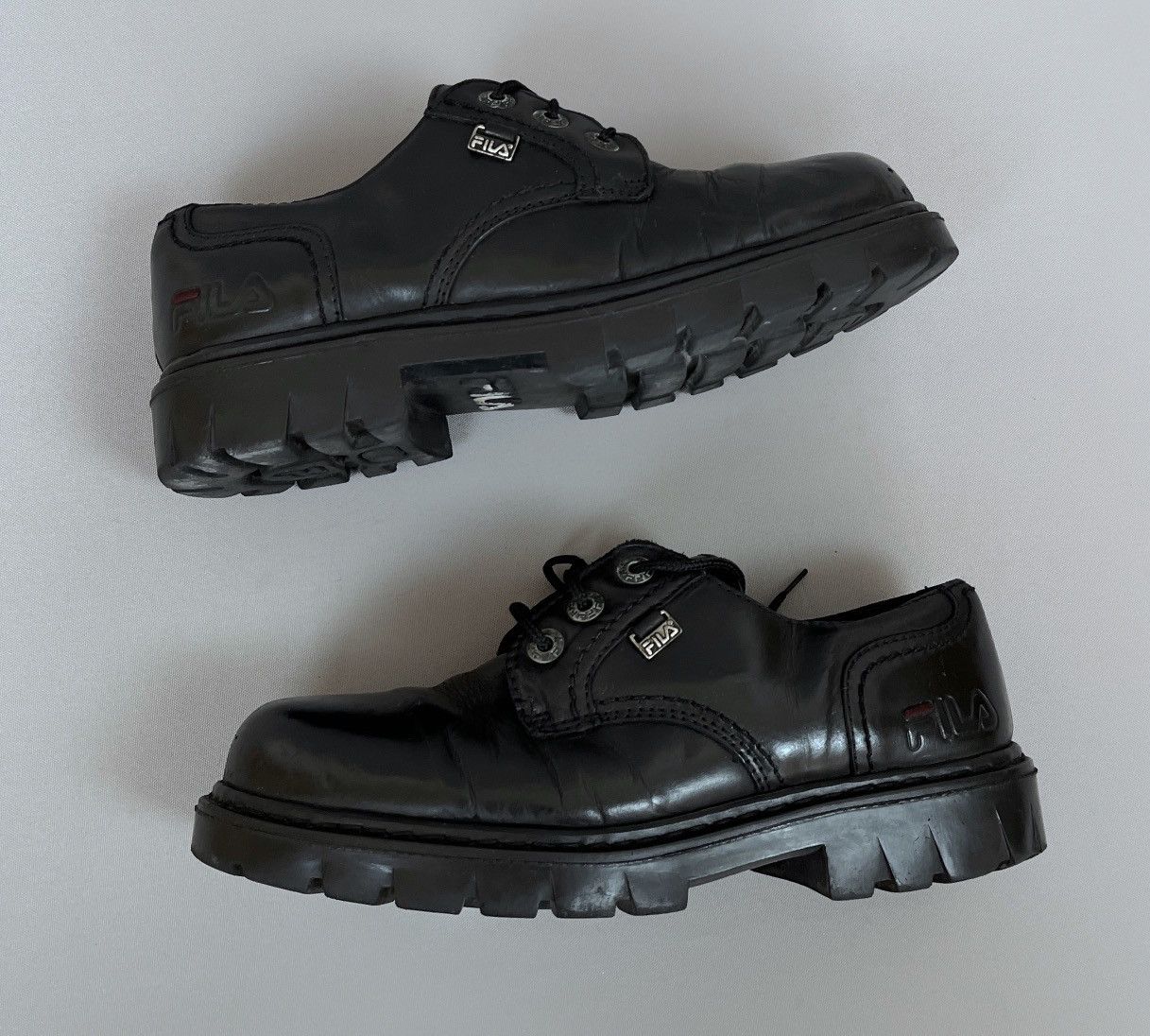 Fila 🔥Rare 90’s FILA Raver Punk Avant Garde Boots Size US 8.5 / EU 41-42 - 5 Thumbnail