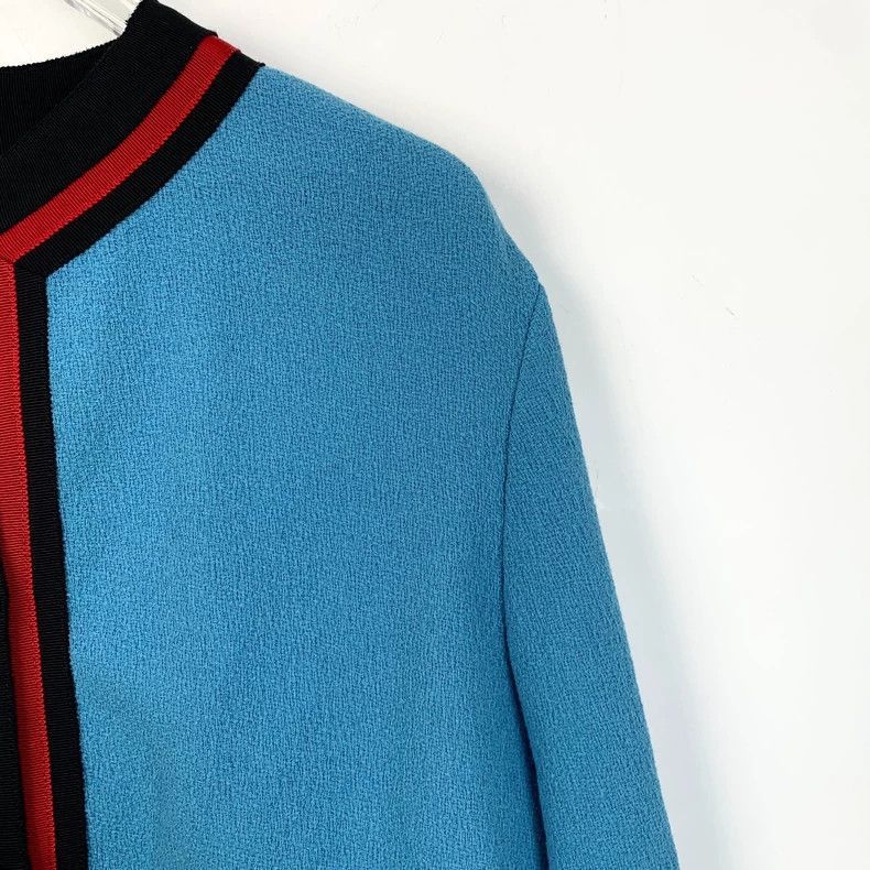 Gucci Gucci Blue Long Embroidered Coat with Tags-2506 Size US S / EU 44-46 / 1 - 3 Thumbnail