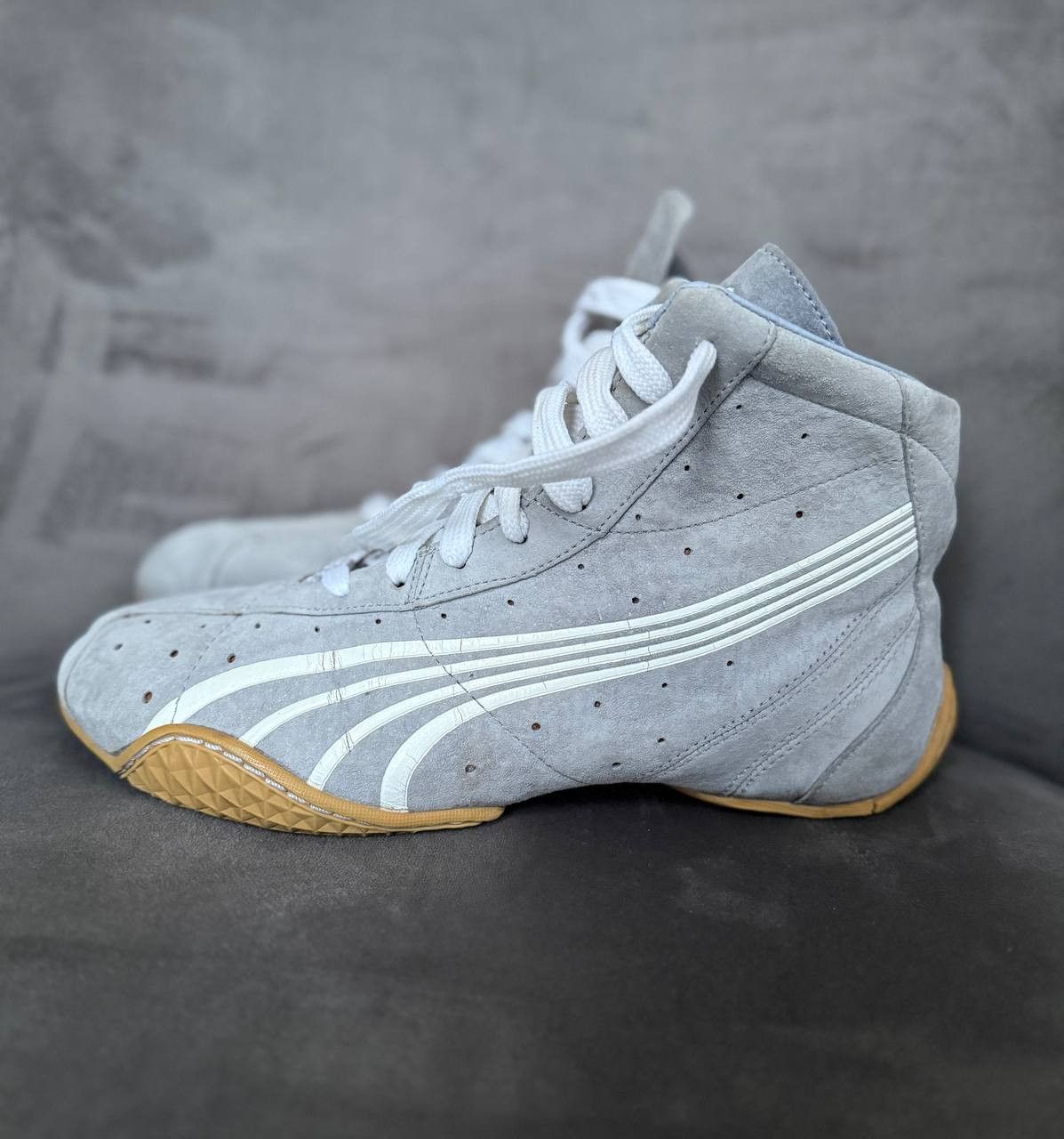 Puma Puma Asana Moto Boxing Wrestling Japan vintage boots Size US 7.5 / EU 40-41 - 5 Thumbnail