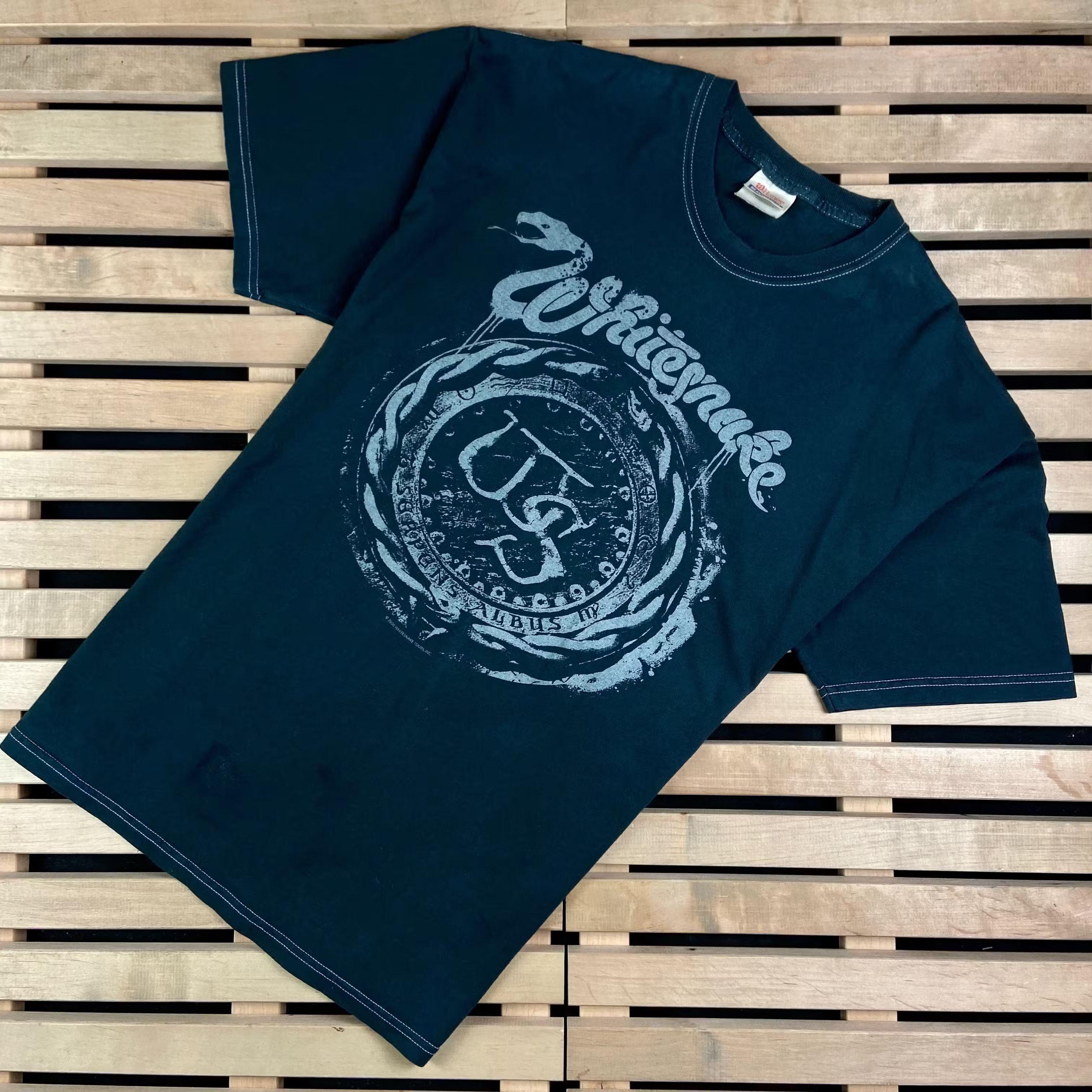 Band Tees × Vintage Mens Vintage T Shirt WhiteSnake 2006 Size XL Size US XL / EU 56 / 4 - 1 Thumbnail