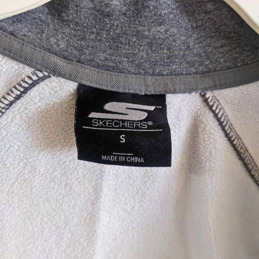 SKECHERS Skechers Women’s Small Gray Fleece Jacket Full Zip Lightweight Casual Outdoor Size S / US 4 / IT 40 - 3 Thumbnail