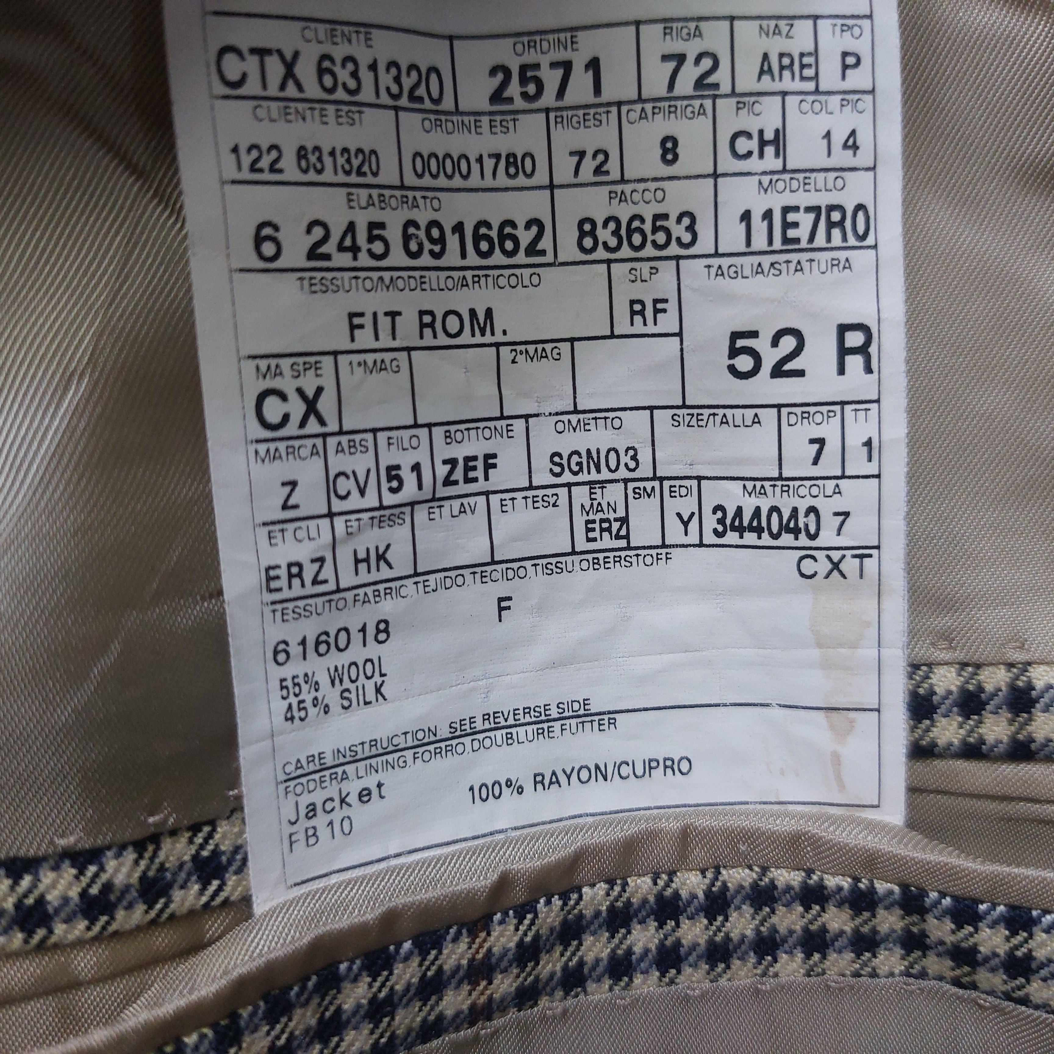 Ermenegildo Zegna Ermenegildo Zigna Blazer Size 52L - 8 Thumbnail