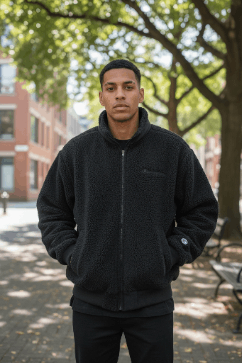 Champion CHAMPION Sherpa Fluffy Fleece Jacket Size US M / EU 48-50 / 2 - 2 Thumbnail