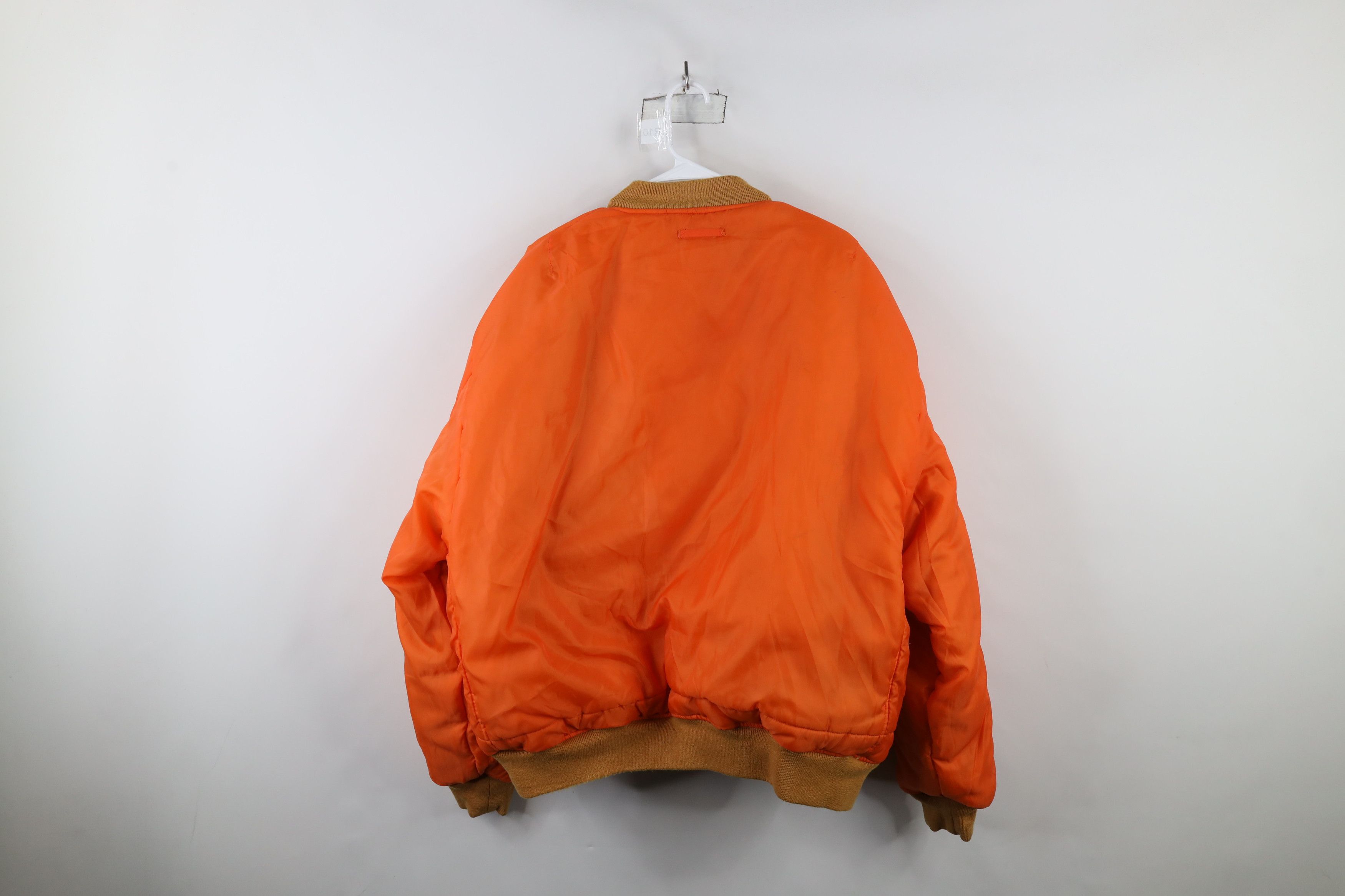 Vintage Vintage 90s Streetwear Military MA1 Reversible Bomber Jacket Size US XXL / EU 58 / 5 - 7 Thumbnail