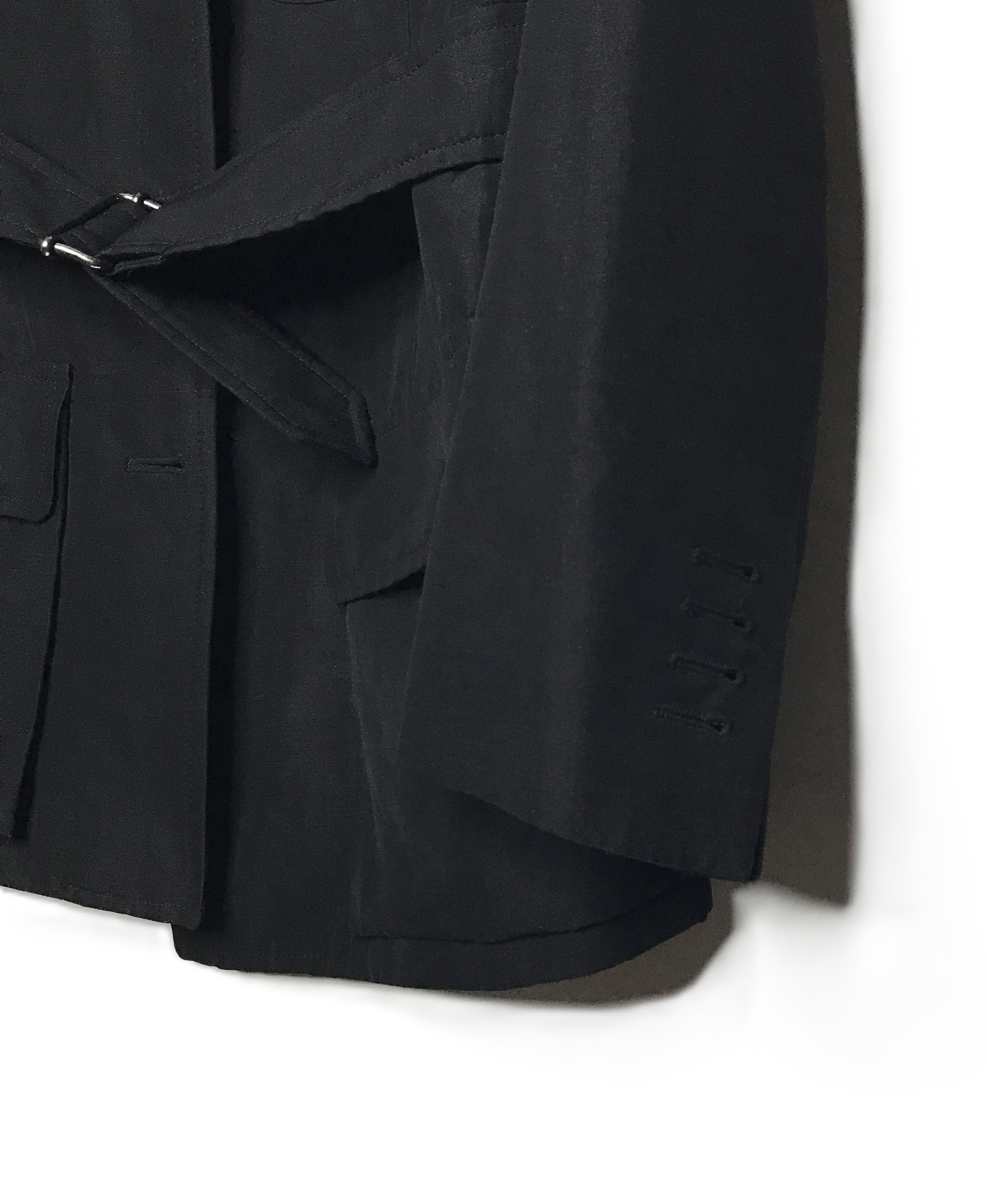 Dries Van Noten Dries Van Noten Women Single-Breasted Blazer Belt Black Size S / US 4 / IT 40 - 6 Thumbnail