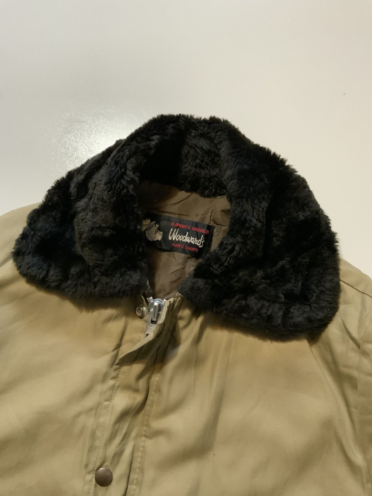 Vintage Vintage 60s 70s Woodwards YKK Sherpa Collar Bomber Jacket Size US S / EU 44-46 / 1 - 6 Thumbnail