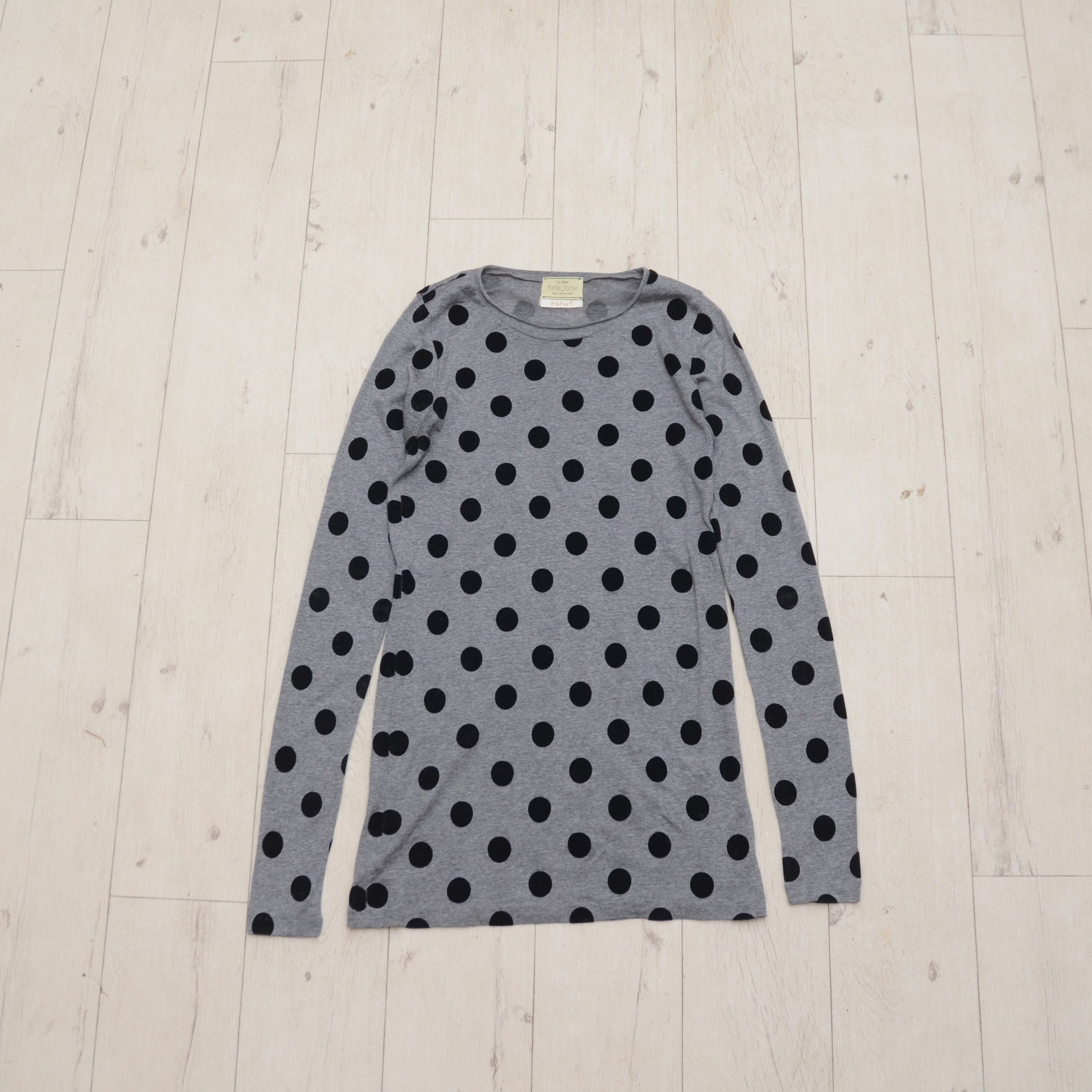 Other IL POIS forte_forte T-Shirt 100% Wool Black Chic Polka Dot Size M / US 6-8 / IT 42-44 - 1 Thumbnail
