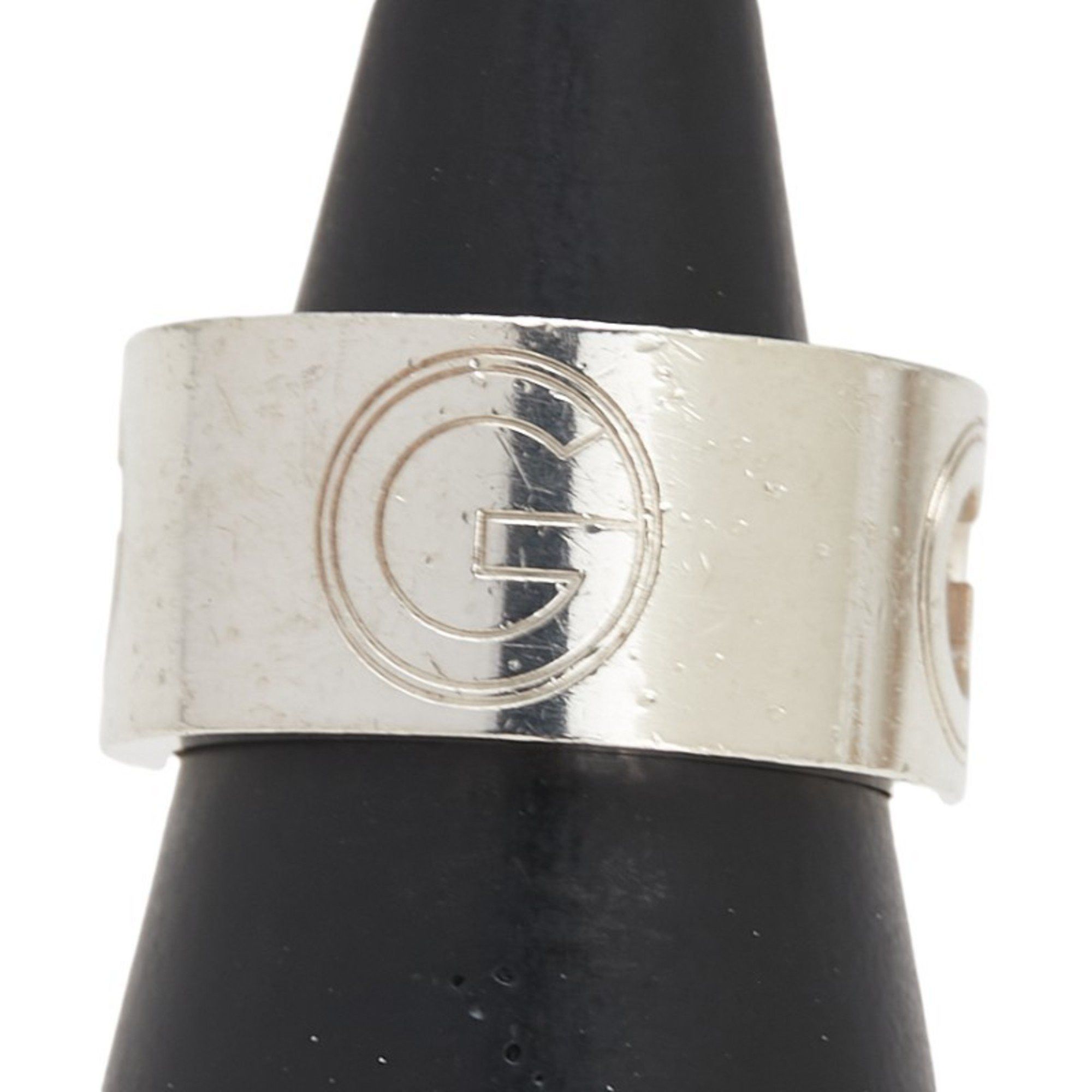 Gucci Gucci G Logo Wide Ring #15 SV925 Silver Men's GUCCI Size ONE SIZE - 1 Thumbnail