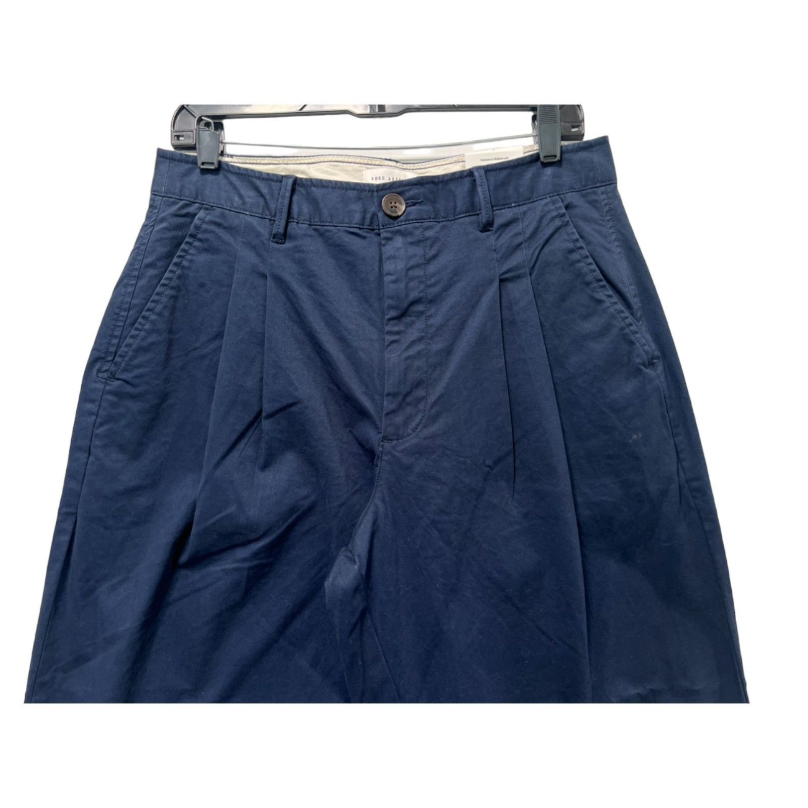 Other Free Assembly - Women's Wide Leg Chino Pants - Blue - 8 Size 30" / US 8 / IT 44 - 15 Thumbnail