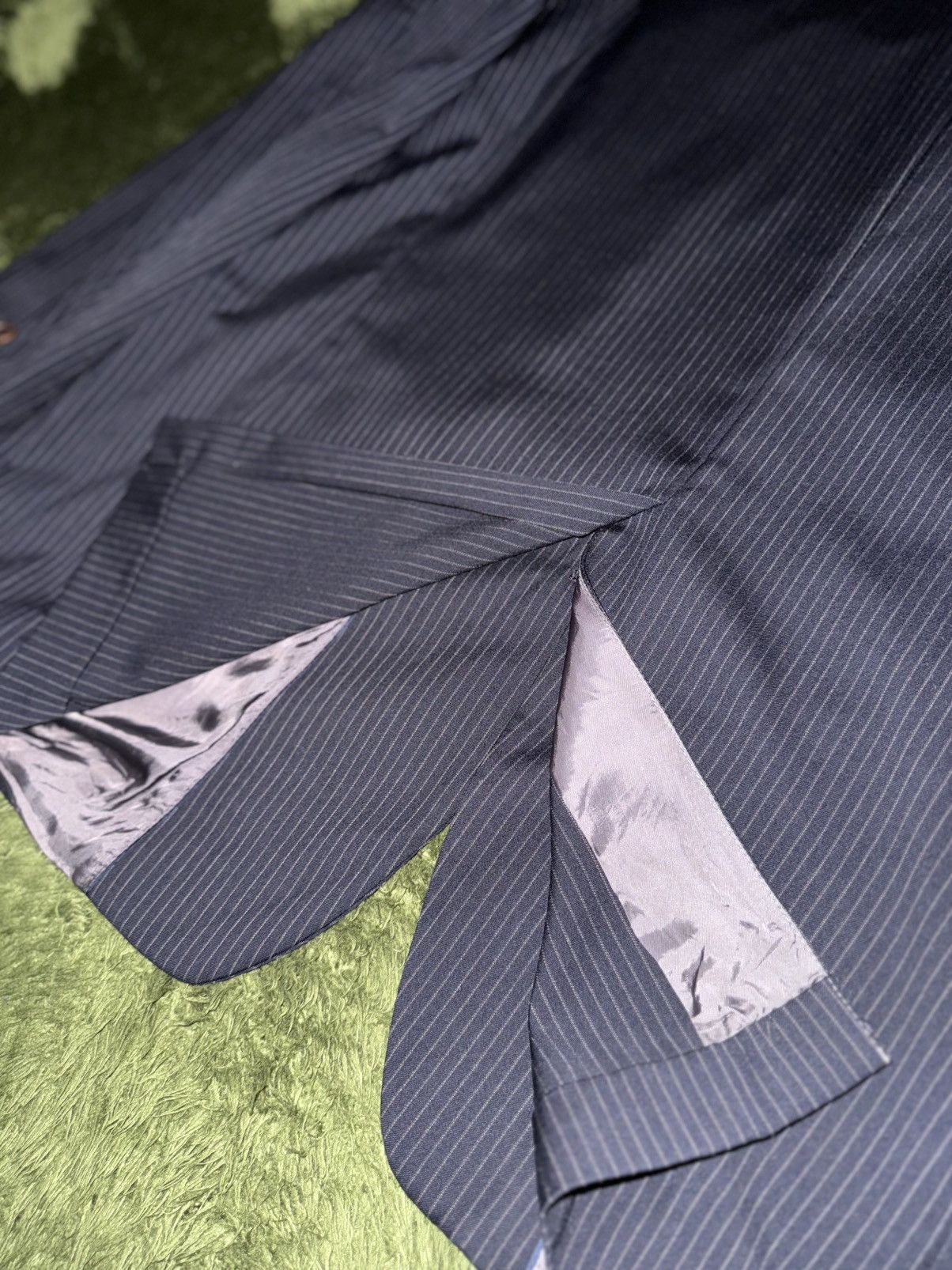 Brooks Brothers [46L] 00s Brooks Brothers 346 USA Stripe Blazer Jacket Size 46L - 12 Thumbnail