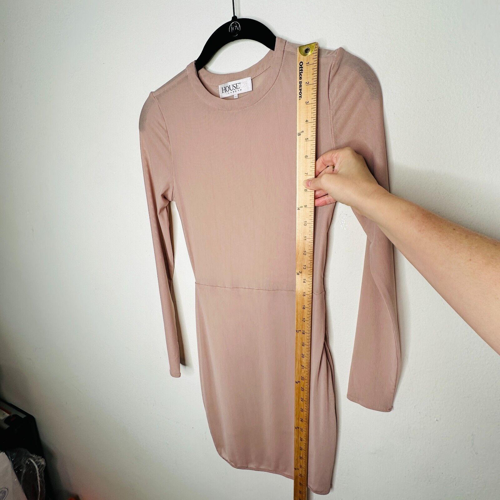 House of CB House of CB Pink Sheer Long Sleeve Zip High Neck Dress XS Size XS / US 0-2 / IT 36-38 - 13 Thumbnail