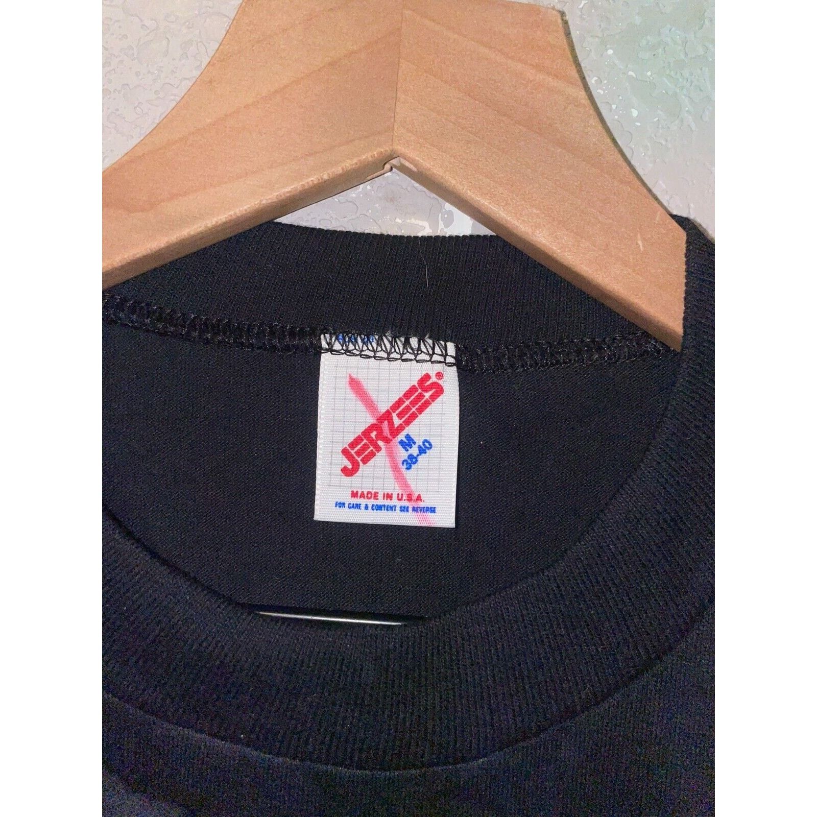 Jerzees 1980s Halloween Jackolantern Pumpkin Black Shirt 80s VTG M Size US M / EU 48-50 / 2 - 7 Thumbnail