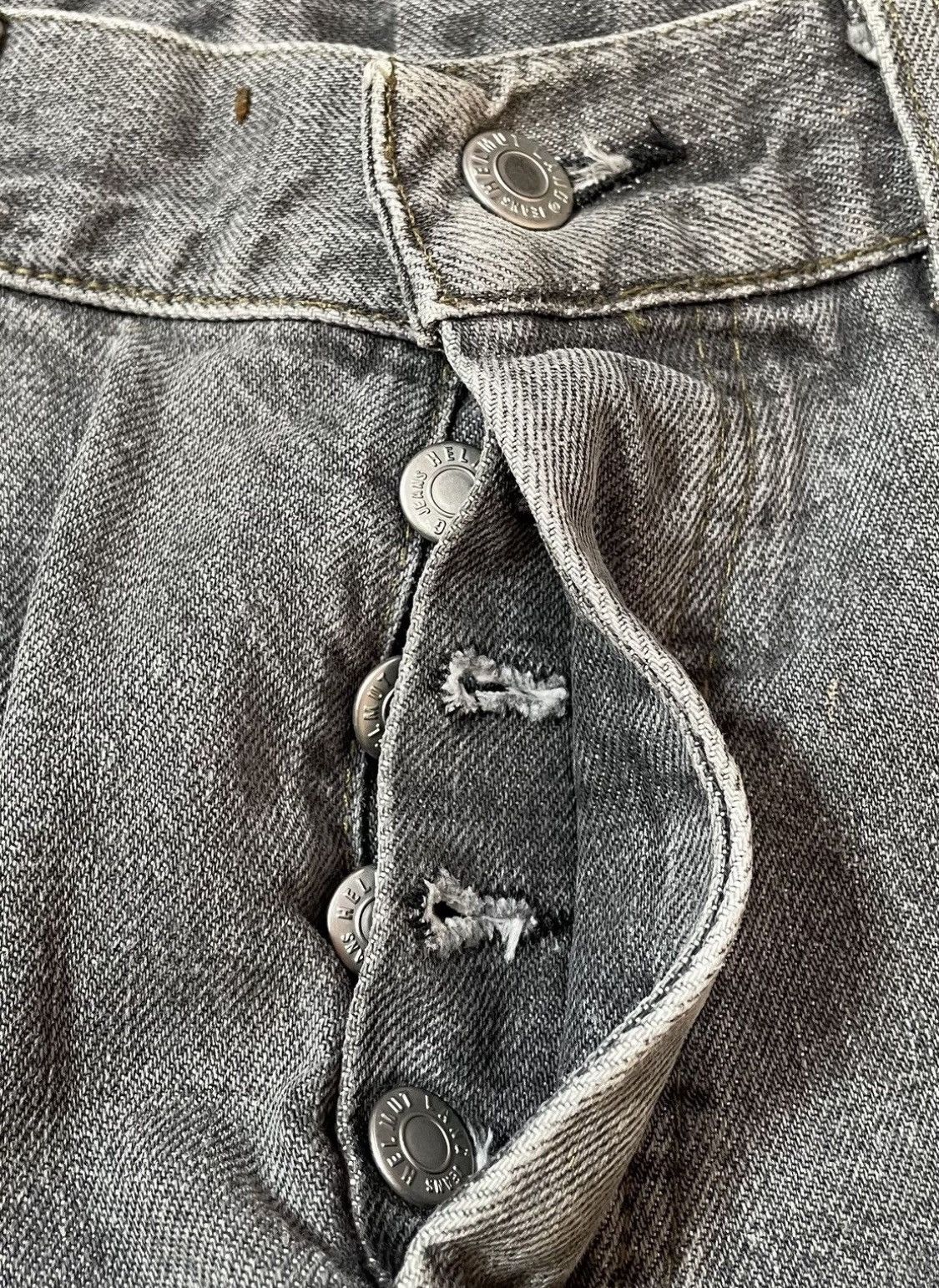 Helmut Lang Vintage helmut lang classic light grey denim jeans Size US 31 - 5 Thumbnail