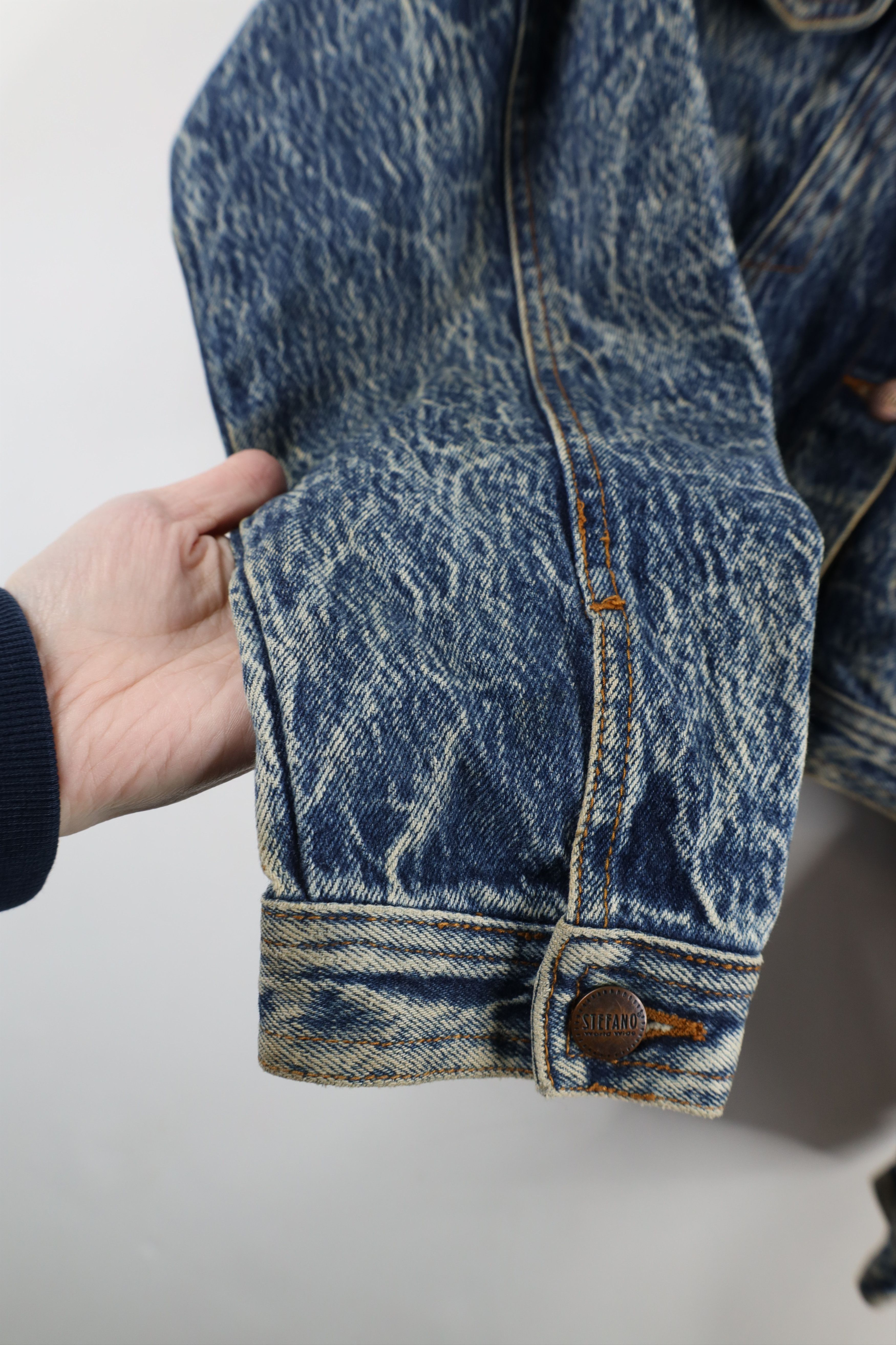 Vintage Vintage 90s Streetwear Acid Wash Denim Trucker Jacket Size M / US 6-8 / IT 42-44 - 6 Thumbnail