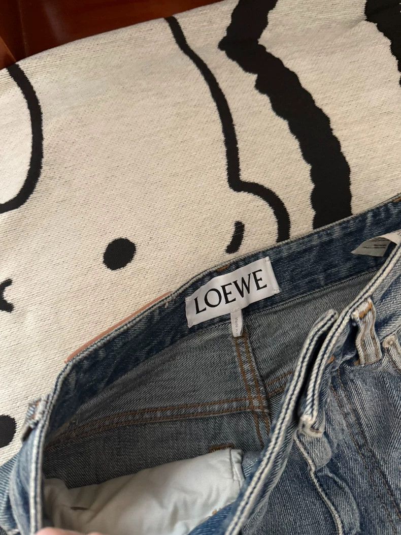 Loewe LOEWE SS25 embroidered logo Teddy coat wool coat Size 42" / US 20 - 3 Thumbnail