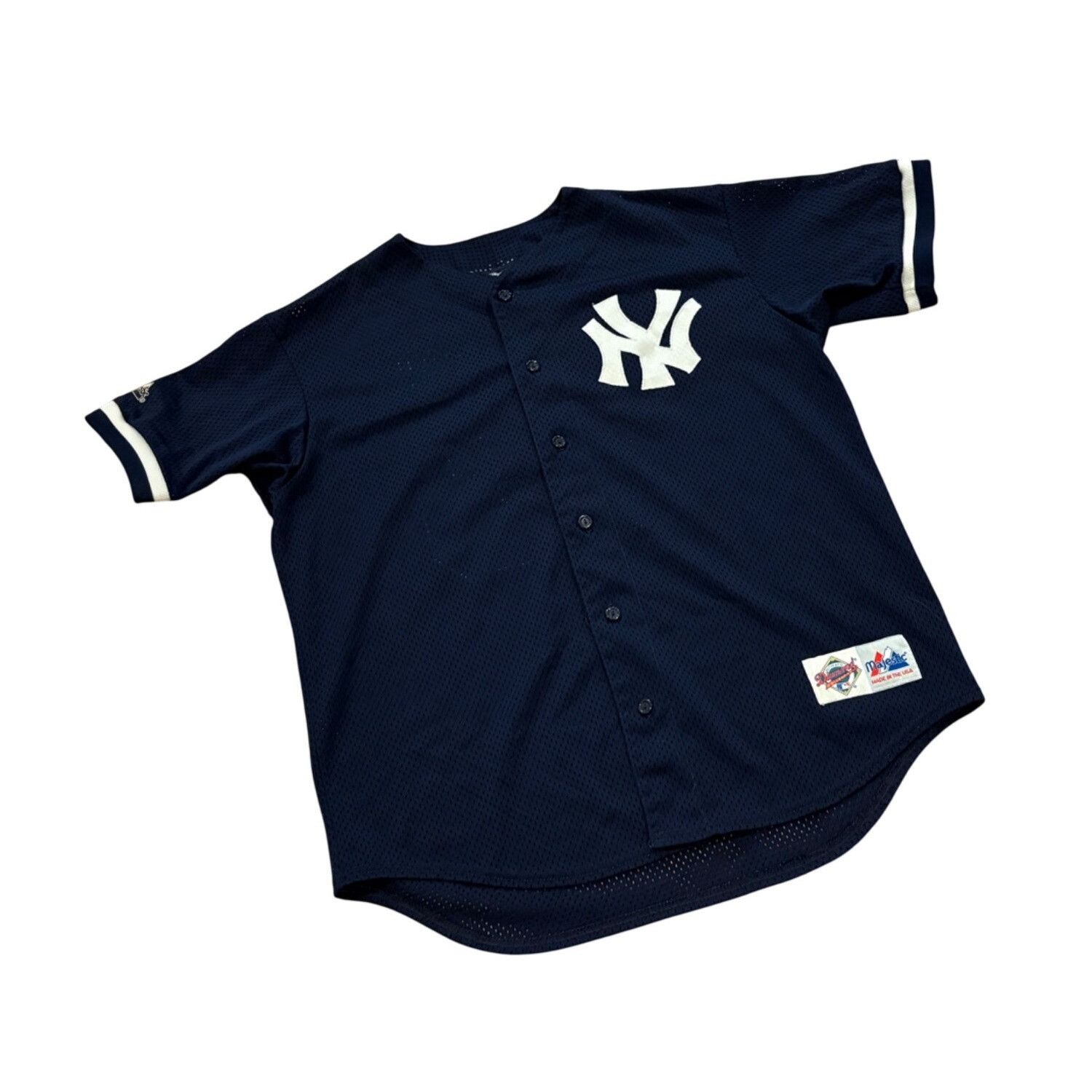Majestic Rare 90's New York Yankees Chad Curtis #28 Majestic Diamond Size US L / EU 52-54 / 3 - 3 Thumbnail