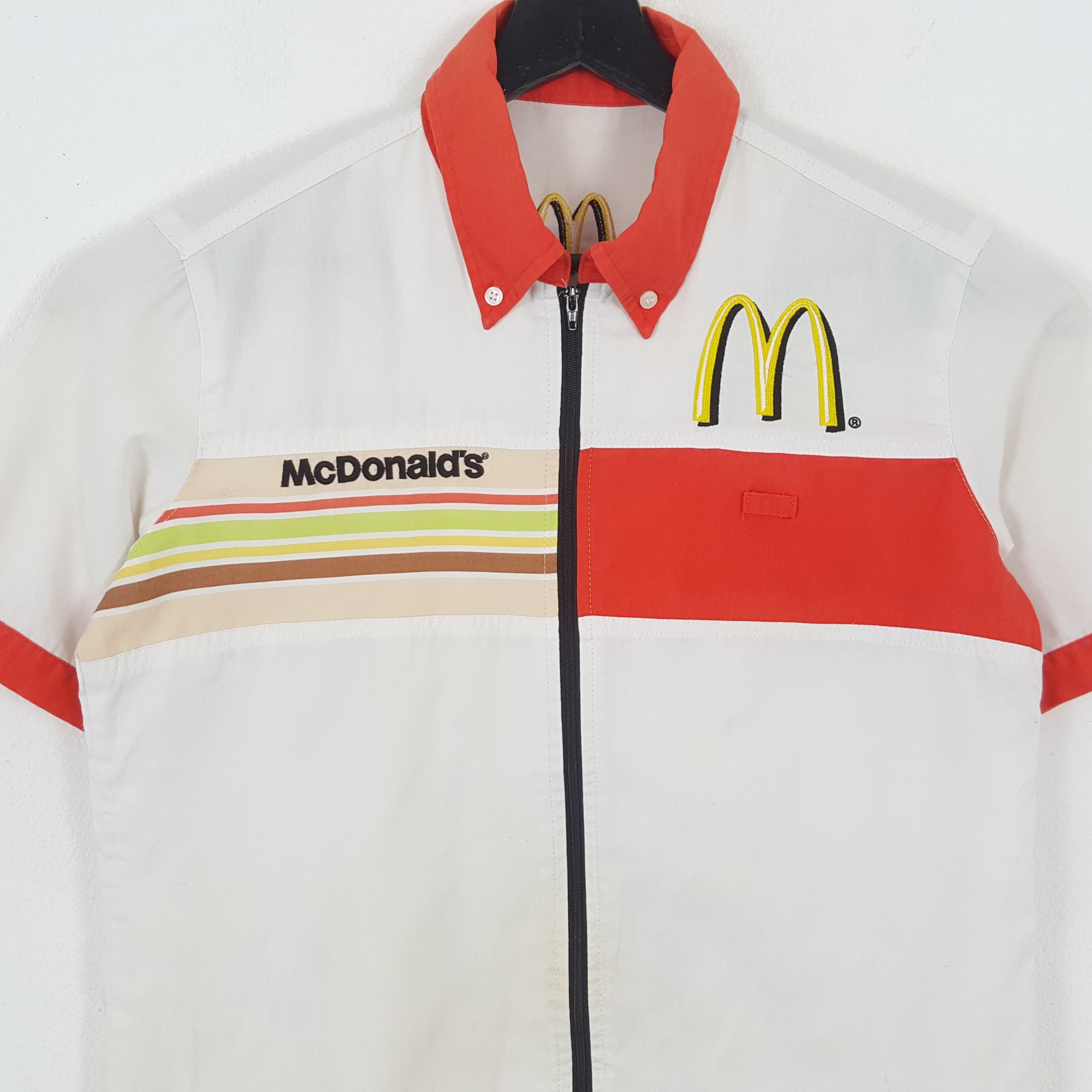 Vintage MCDONALD'S Workwear Uniform Shirt Jacket Size US S / EU 44-46 / 1 - 2 Thumbnail