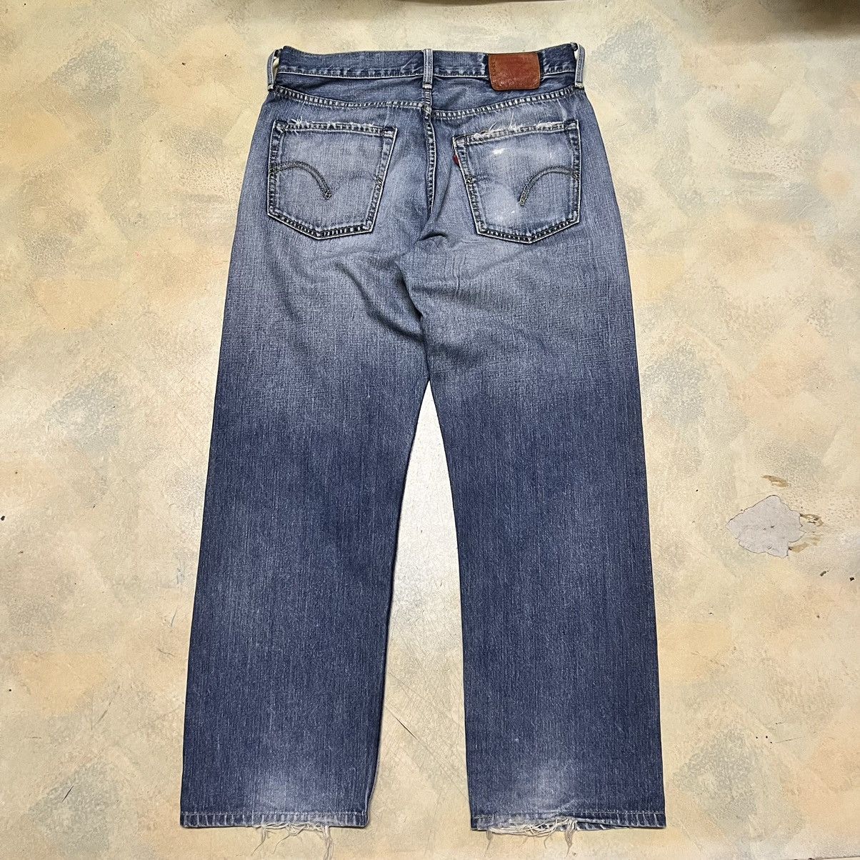 Levi's Vintage Levis Lot 503 Distressed Style Denim Jeans Size US 33 - 2 Thumbnail