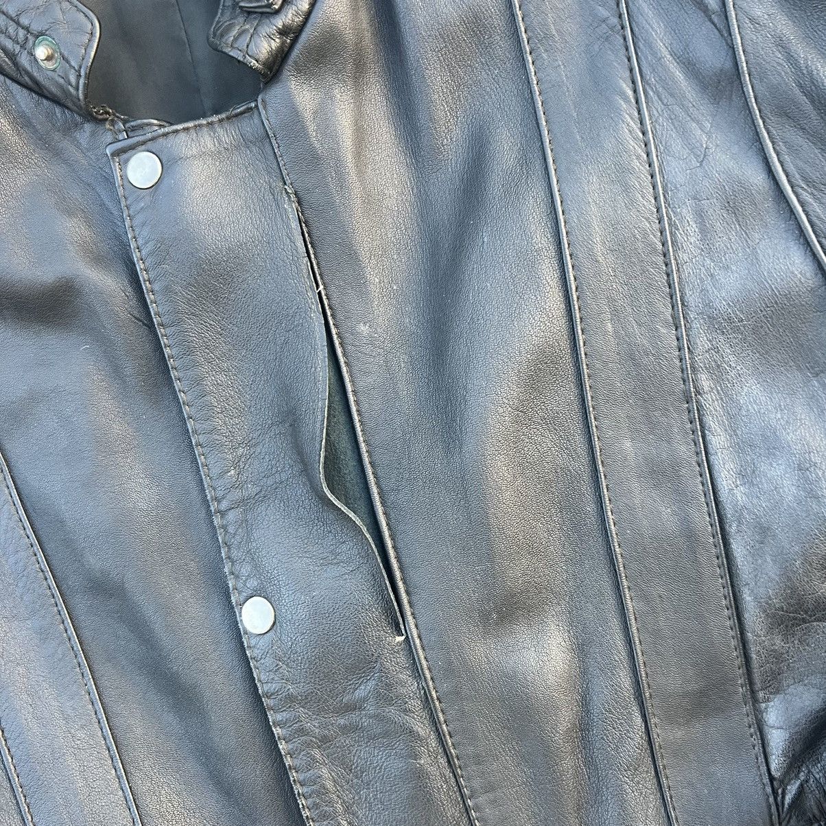 Leather × Vintage Vintage Genuine Real Leather Jacket High Quality Rock Punk Size US M / EU 48-50 / 2 - 5 Thumbnail