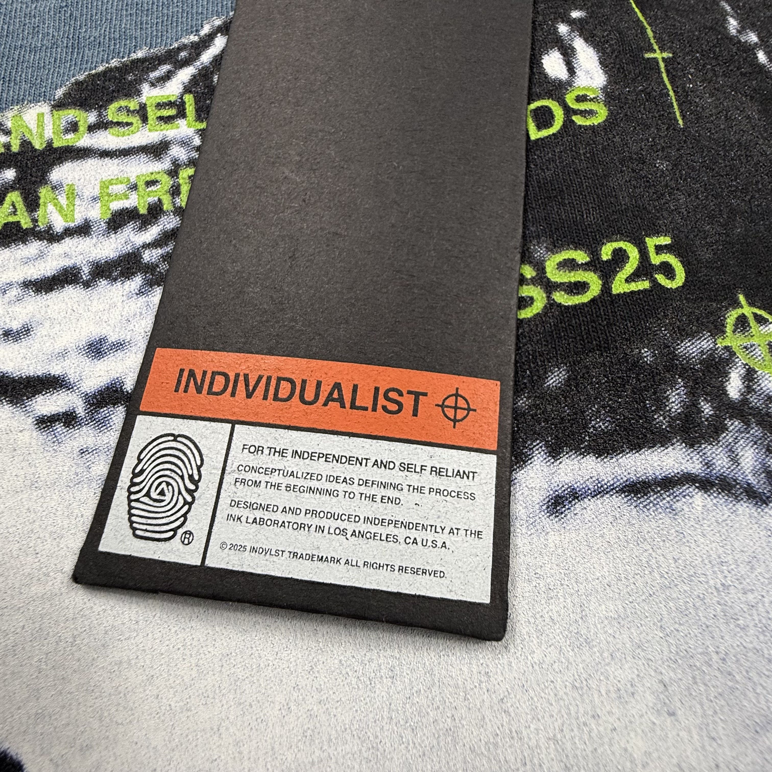 INDIVIDUALIST Individualist SS25 Are You You Graphic Tee Slate Blue Mens Size US M / EU 48-50 / 2 - 3 Thumbnail