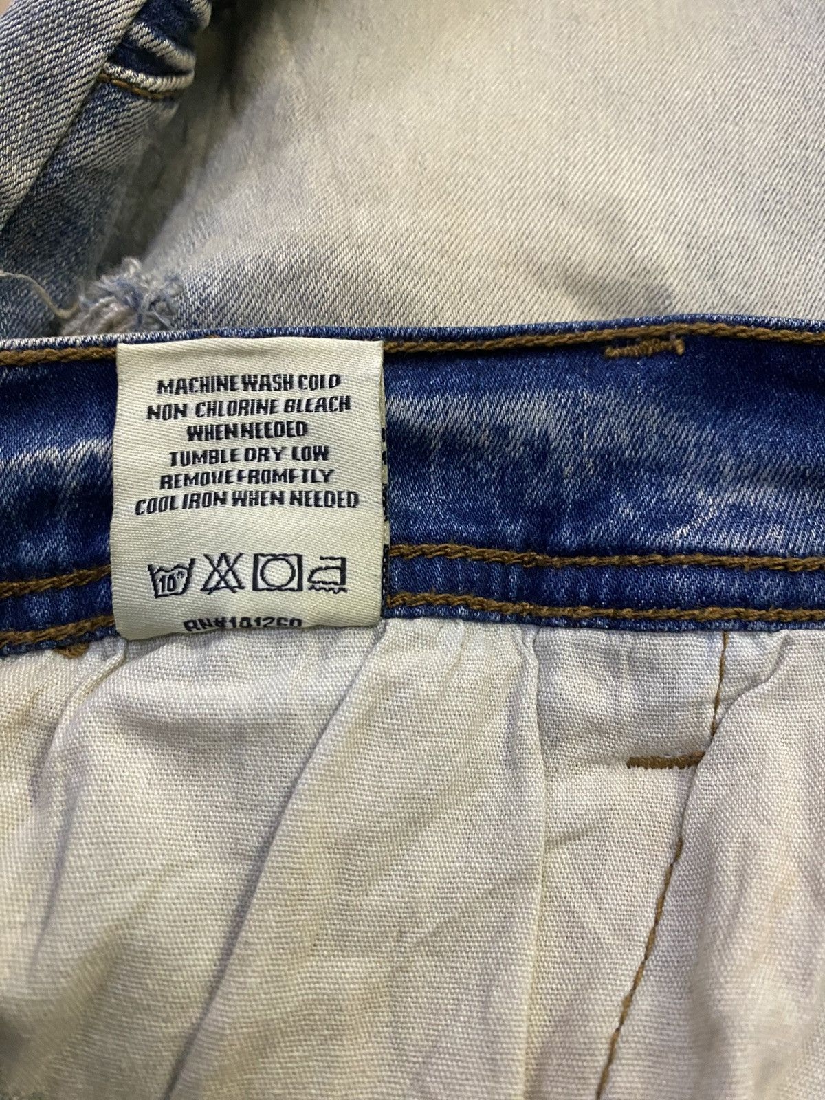 Designer Rare 11 4 14 11 Biker Denim Distressed Size US 38 / EU 54 - 17 Thumbnail