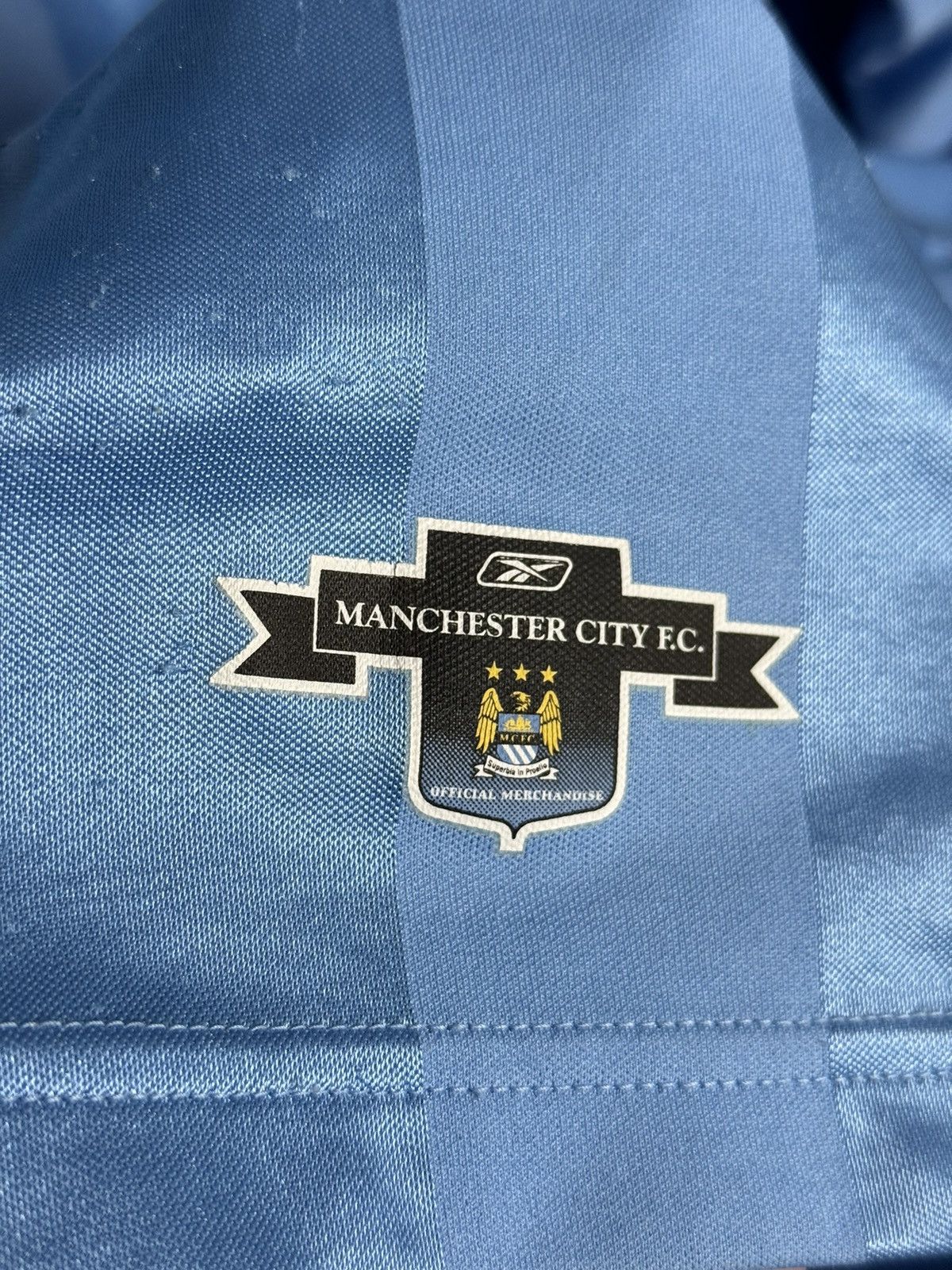 Reebok Manchester City 03/04 Home Football Jersey Size US XXL / EU 58 / 5 - 3 Thumbnail