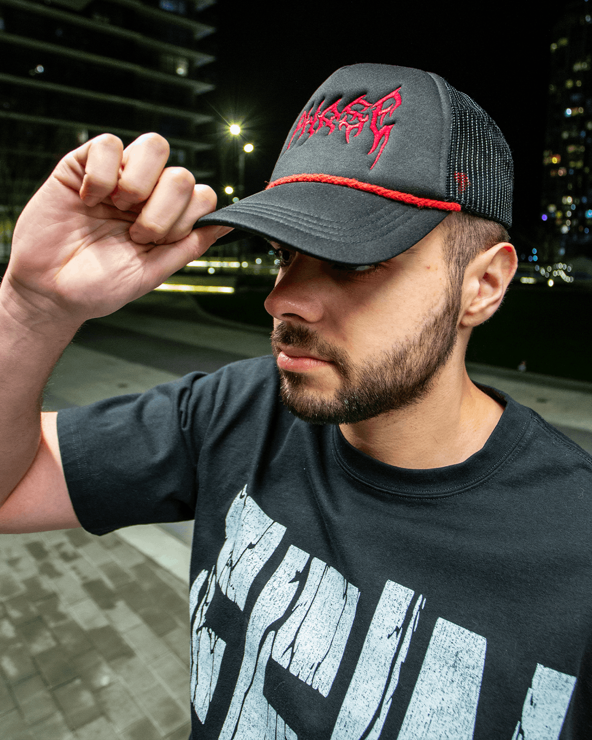 PHASE Garments Sanguine Trucker Cap Size ONE SIZE - 4 Thumbnail