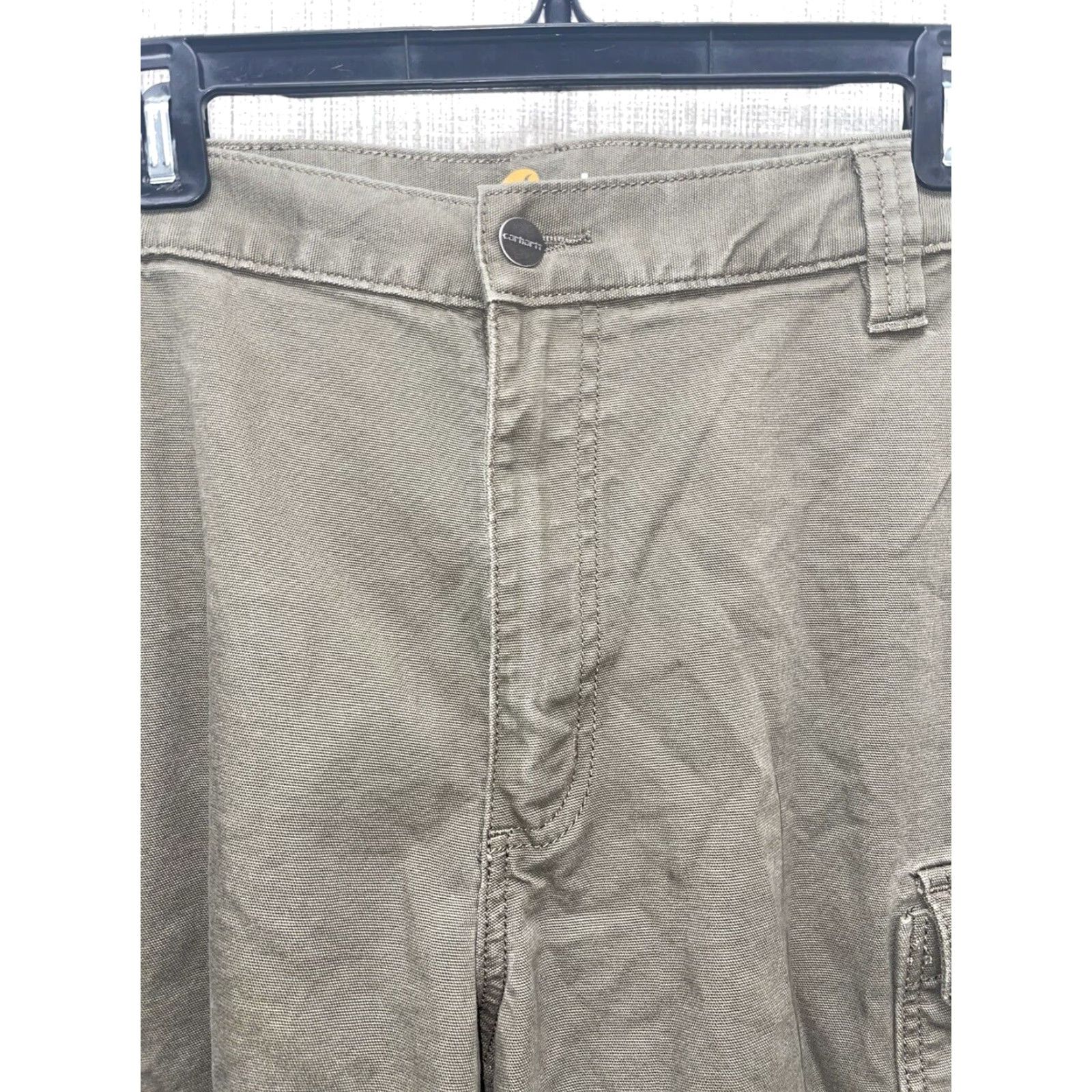 Carhartt Carhartt Cargo Shorts Mens Size 38 Green Relaxed Fit Size US 38 / EU 54 - 3 Thumbnail