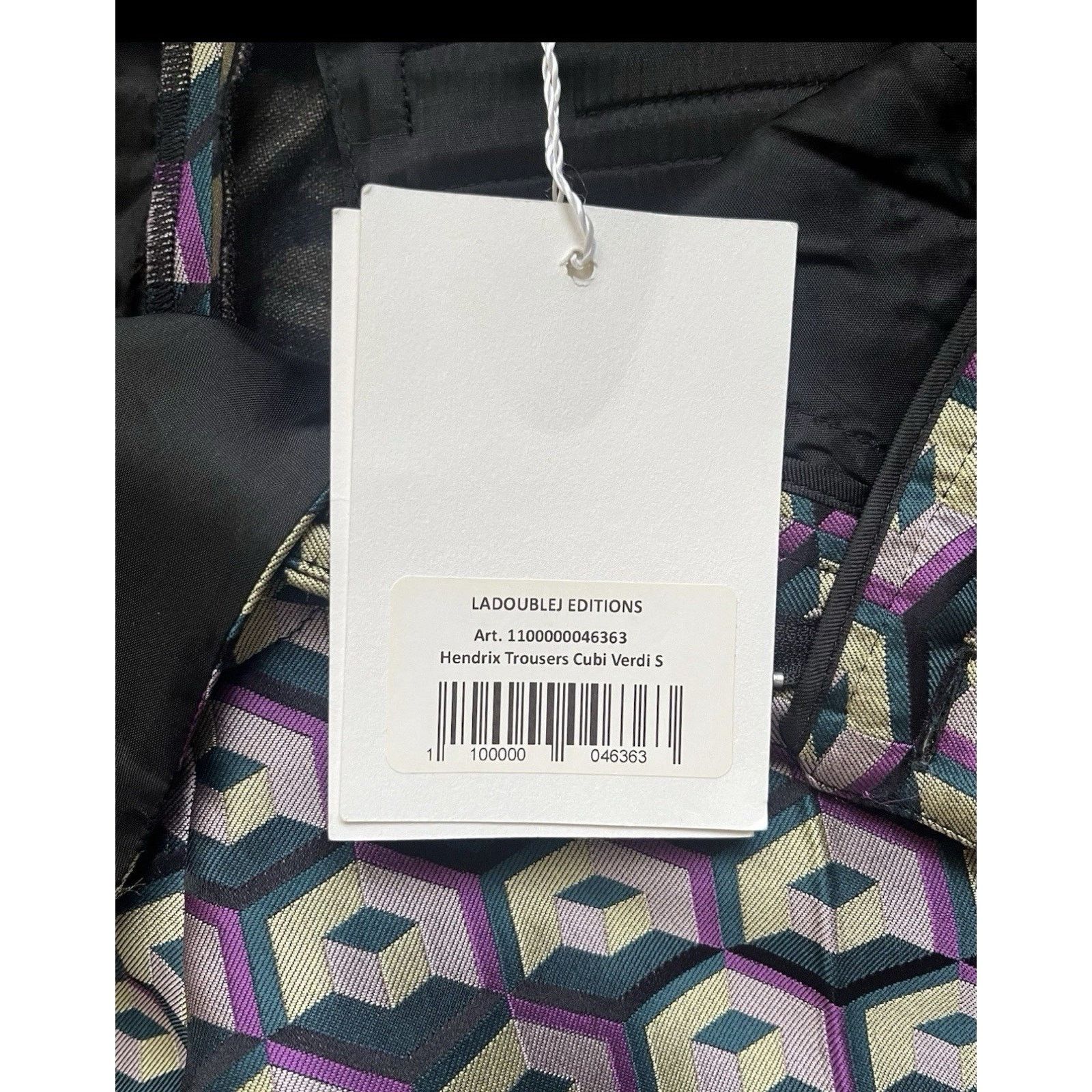 La DoubleJ La Double J Hendrix Pants Trousers Cubi Verdi Polyester S Size 27" / US 4 / IT 40 - 7 Thumbnail