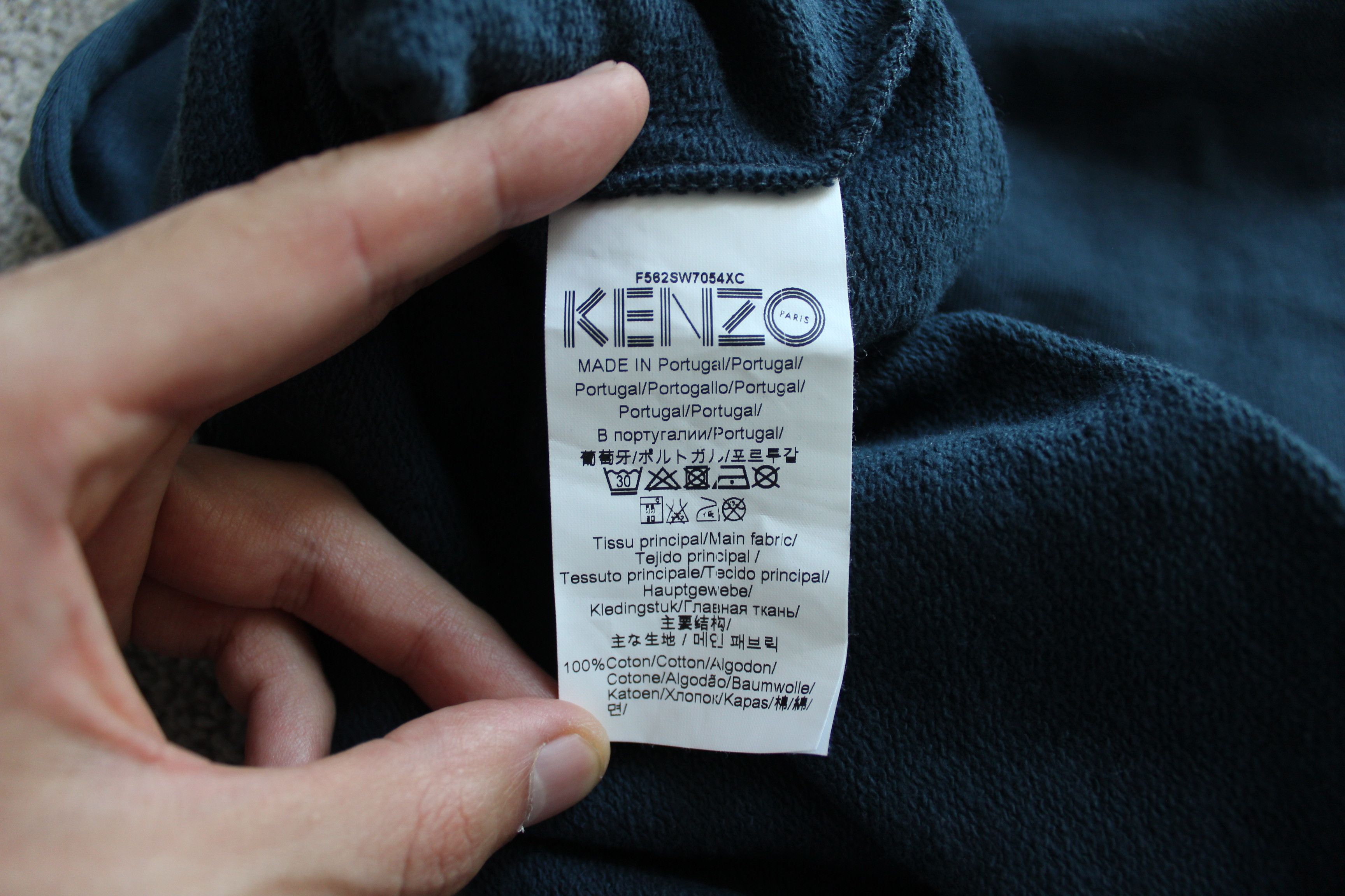 Kenzo Kenzo Paris Tiger Embroidered Cotton Sweatshirt Size M / US 6-8 / IT 42-44 - 7 Thumbnail