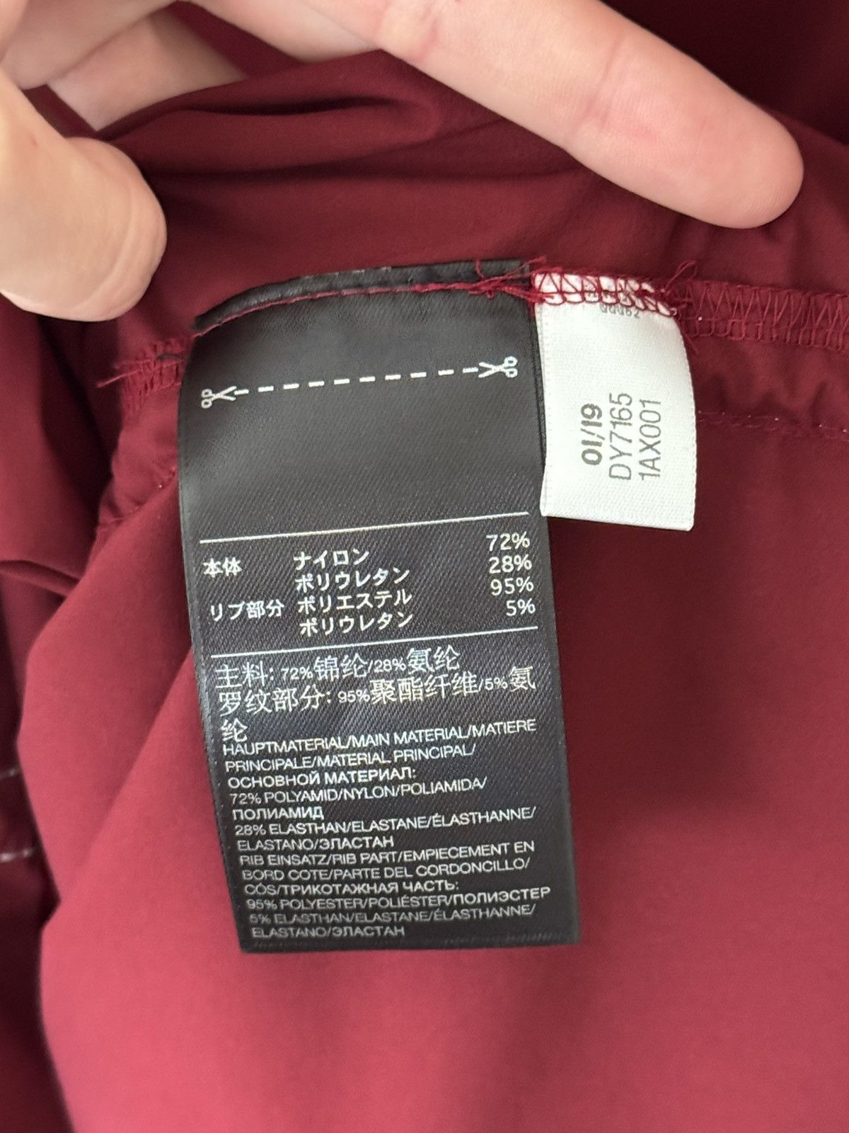 Y-3 Y-3 adidas x Yohji Yamamoto burgundy tank top stripped back Size M / US 6-8 / IT 42-44 - 10 Thumbnail