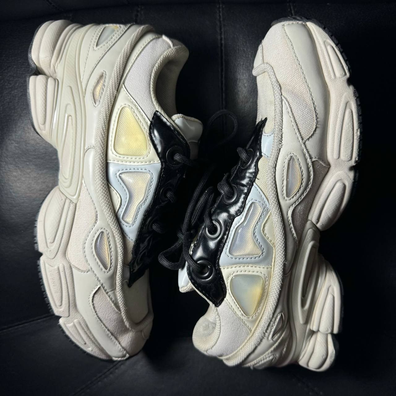 Adidas × Raf Simons 7,5us Adidas Raf Simons ozweego Cream White Size US 7.5 / EU 40-41 - 3 Thumbnail