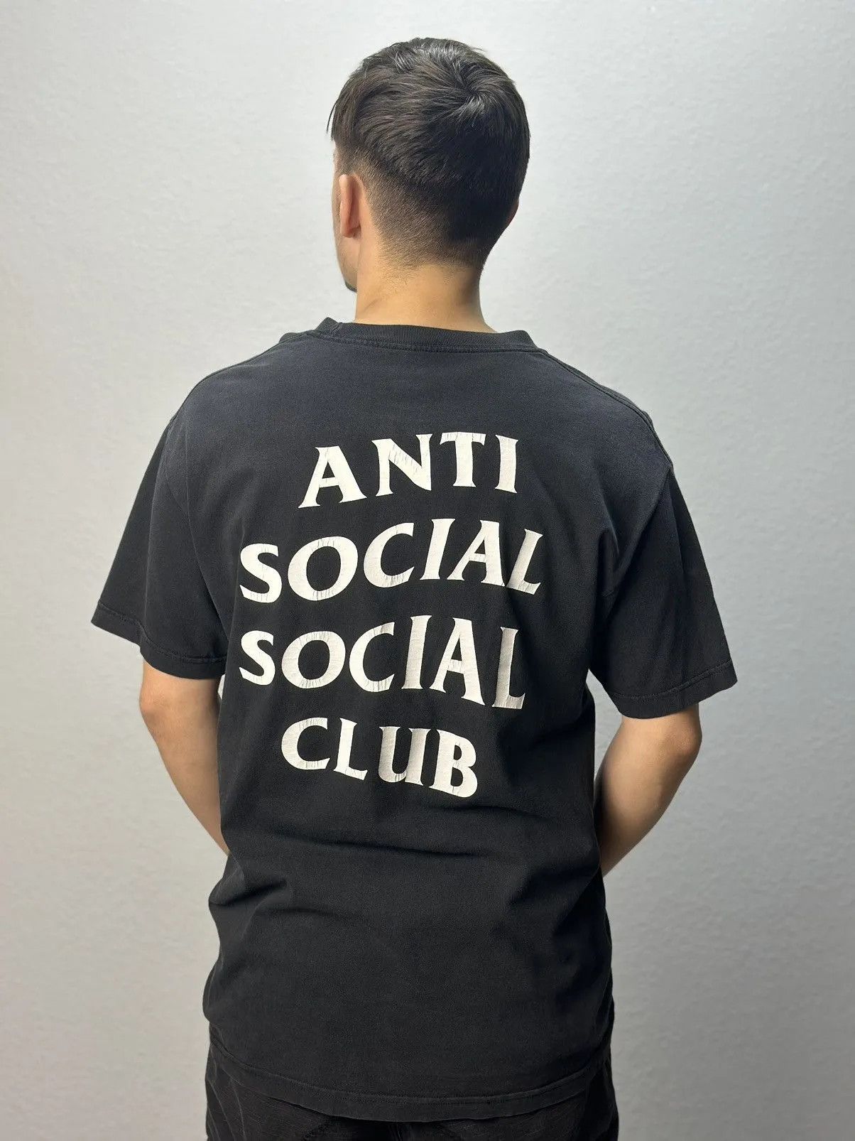 Anti Social Social Club × Designer Anti Social Social Club Mind Games Tee Black Vintage Y2K Size US L / EU 52-54 / 3 - 7 Thumbnail