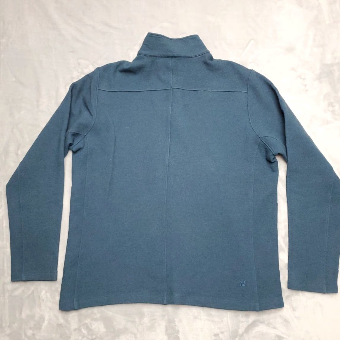 Vintage Ibex Jacket Mens Blue 94% Merino Wool 1/4 Zip Pullover Outdoors Made in USA XL Windbreaker Pockets Solid Regular Wool Size US XL / EU 56 / 4 - 5 Thumbnail
