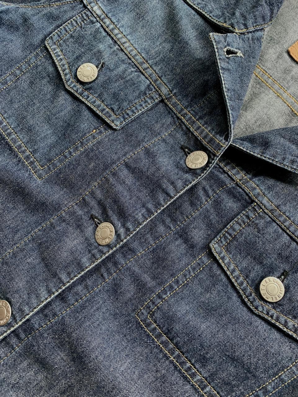 Helmut Lang FREE TAX! 1998 Light Denim Trucker Jacket Size US XS / EU 42 / 0 - 5 Thumbnail