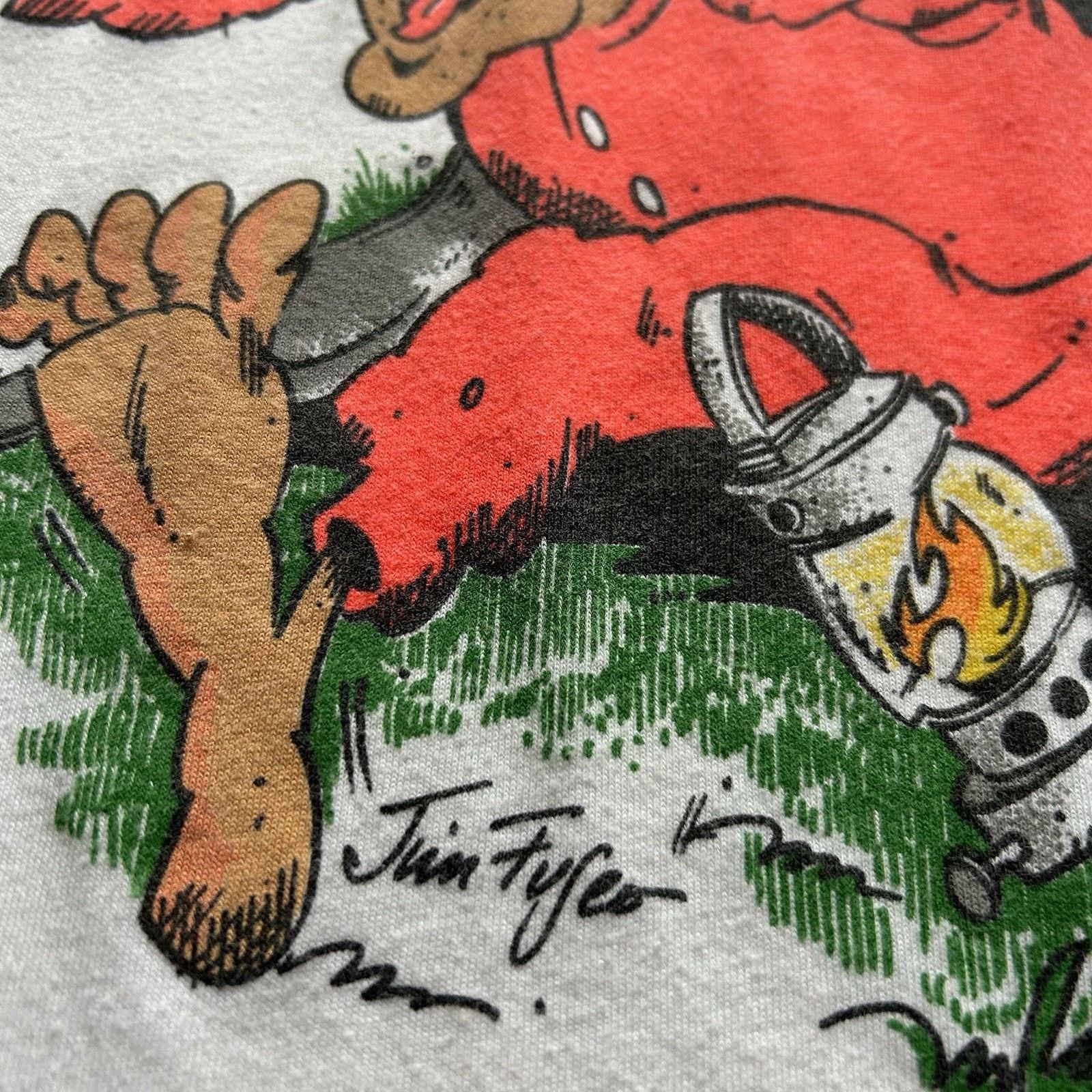 Vintage Vintage The Camper Shirt XL 90s Funny Camping Skunk Art USA Size US XL / EU 56 / 4 - 3 Thumbnail
