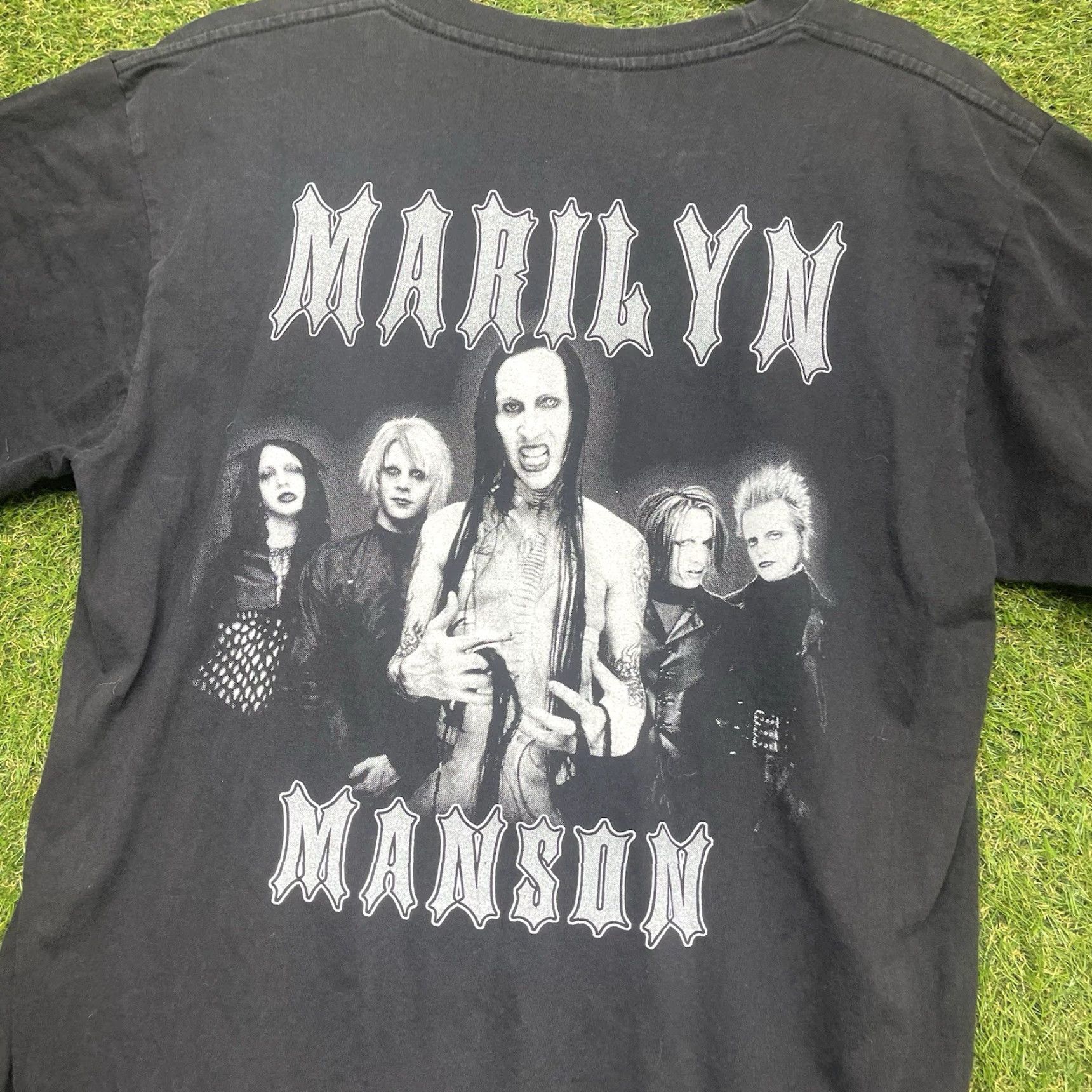 FRED VINTAGE Marilyn Manson Shirt Mens Large Against All Gods Concert Tour Rock Shirt Size US L / EU 52-54 / 3 - 5 Thumbnail
