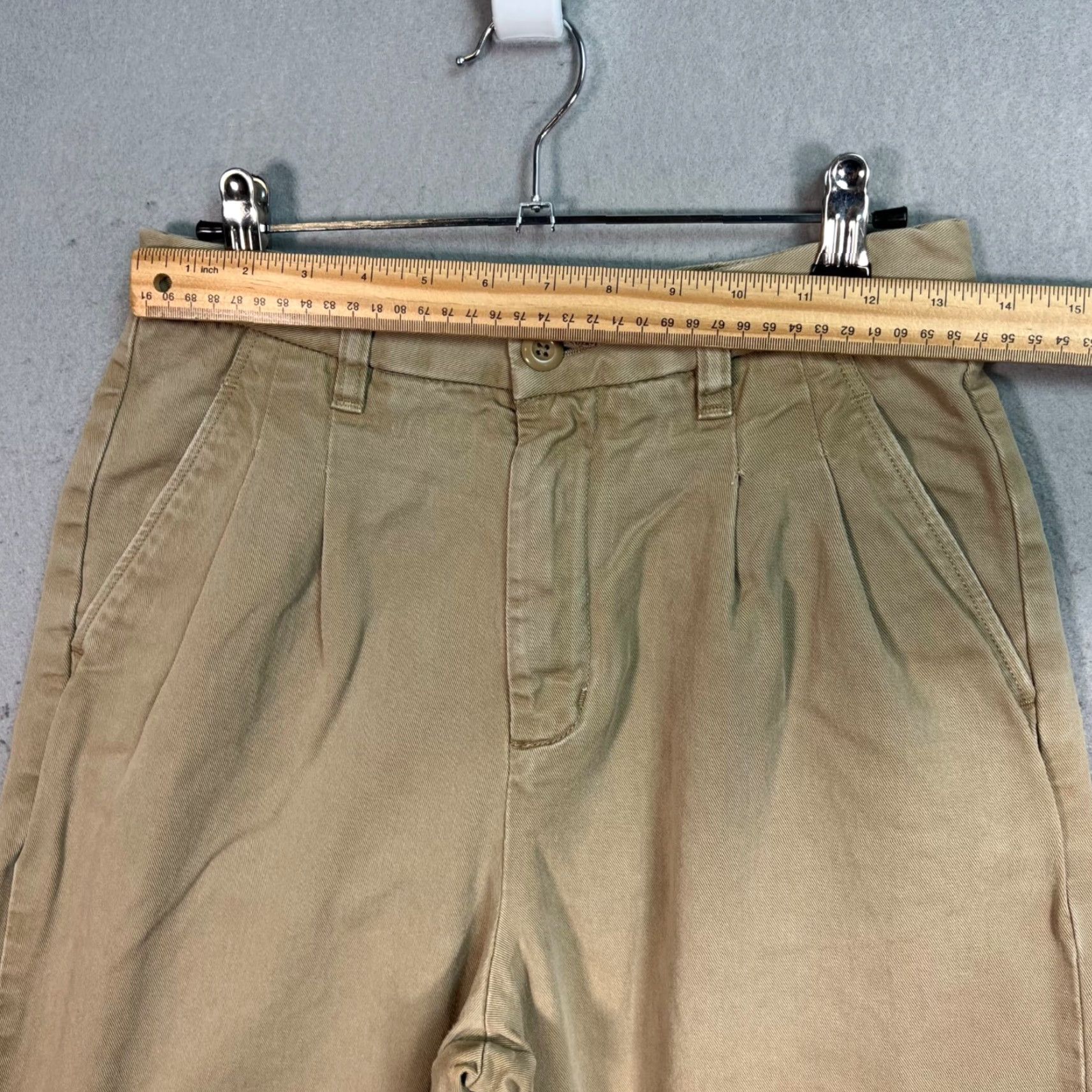 Carhartt Carhartt Beige Pants Women Size 27 Chino Canvas Straight Leg 27" Inseam Casual Workwear Size 27" / US 4 / IT 40 - 7 Thumbnail