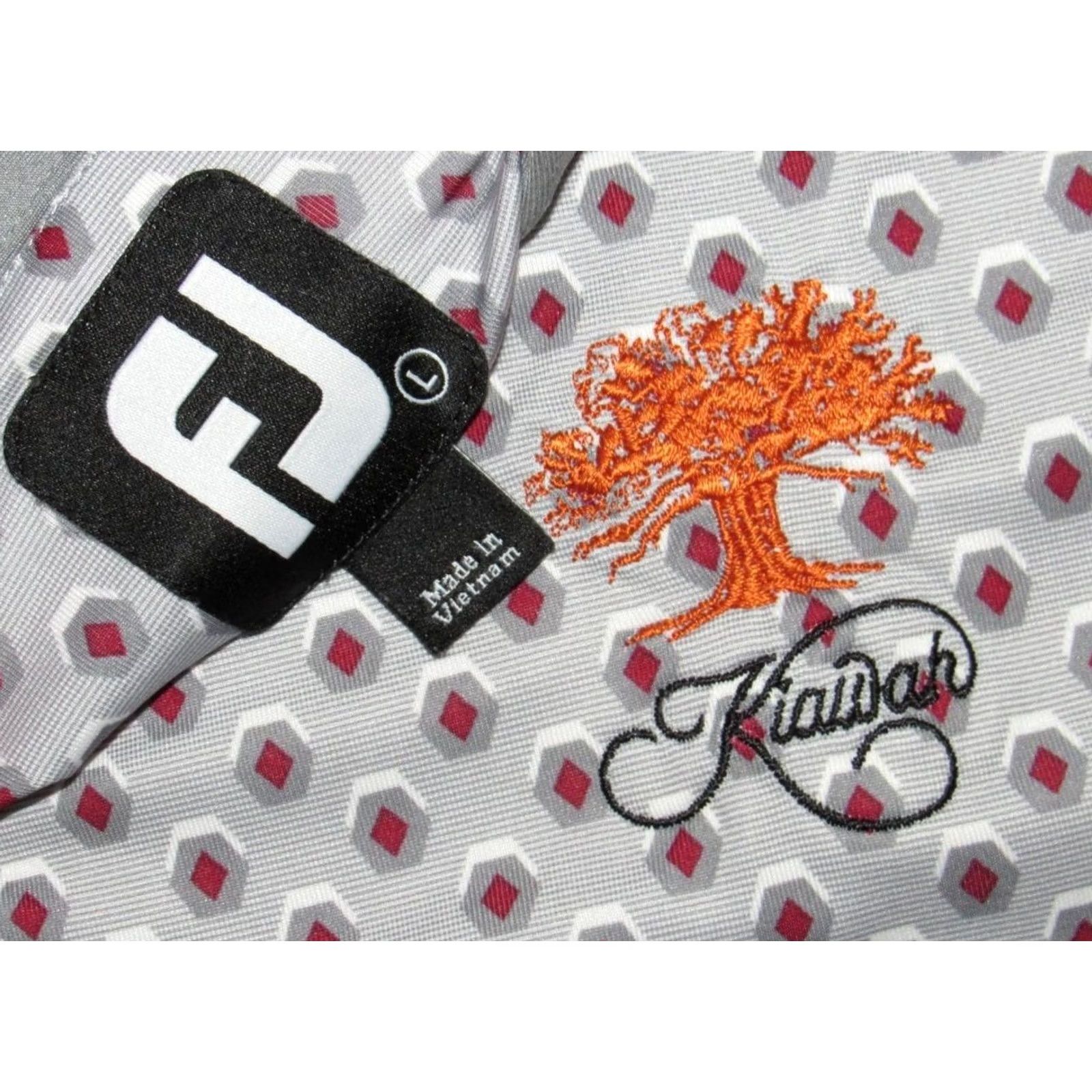 Footjoy FOOTJOY Kiaway Ocean Course Grey Short Sleeve Polo Shirt L Mens Size US L / EU 52-54 / 3 - 4 Thumbnail
