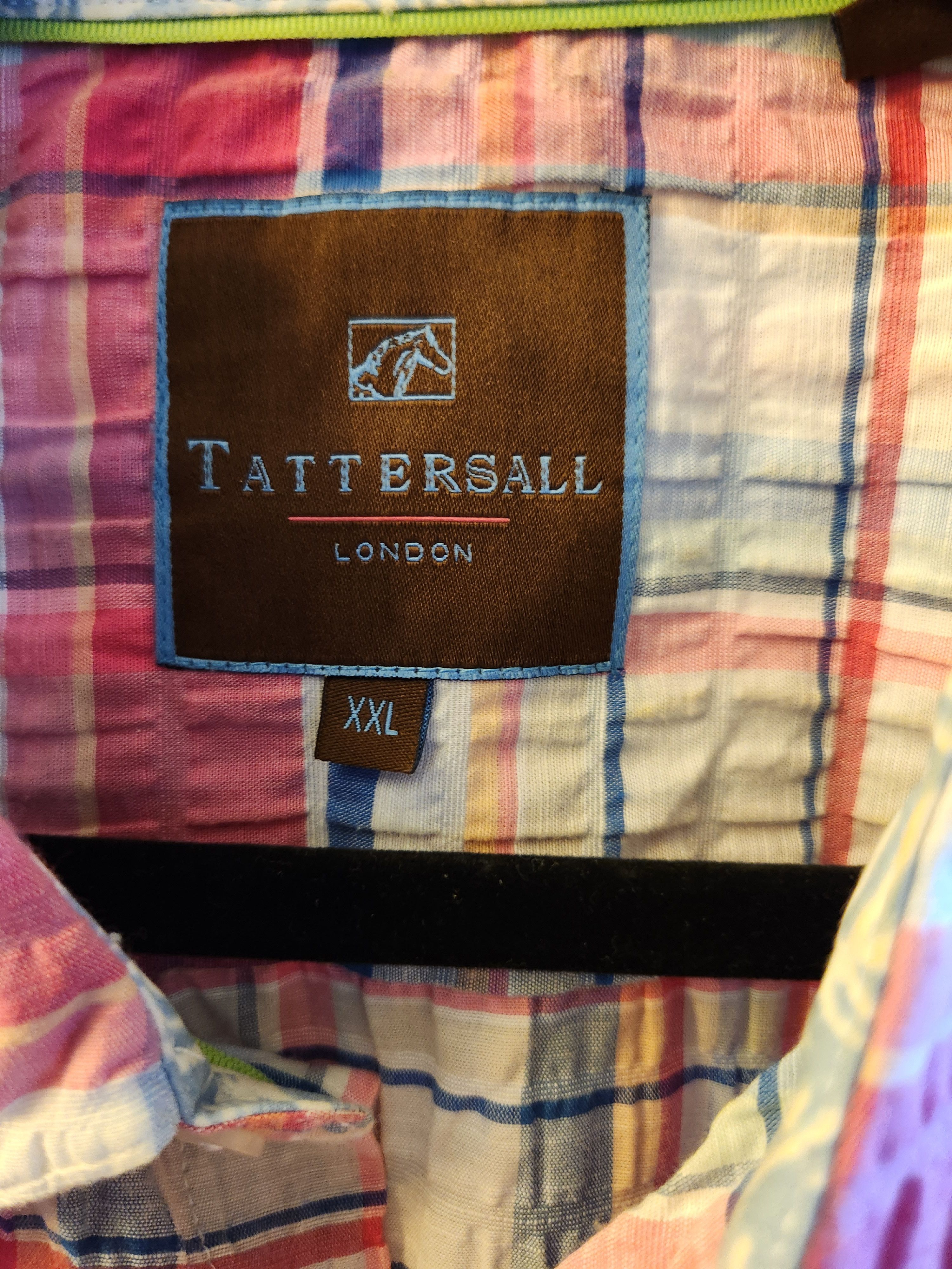 Other Men's Crinkled Short Sleeve Plaid Shirt Size US XXL / EU 58 / 5 - 4 Thumbnail