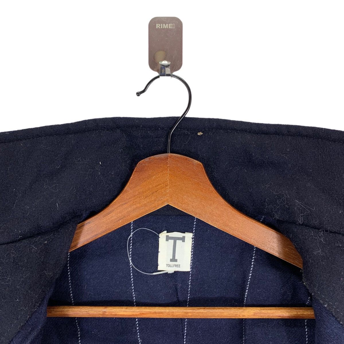 Vintage VINTAGE TOLLFREE DOUBLE BREASTED BIKERS JACKET Size US M / EU 48-50 / 2 - 8 Thumbnail