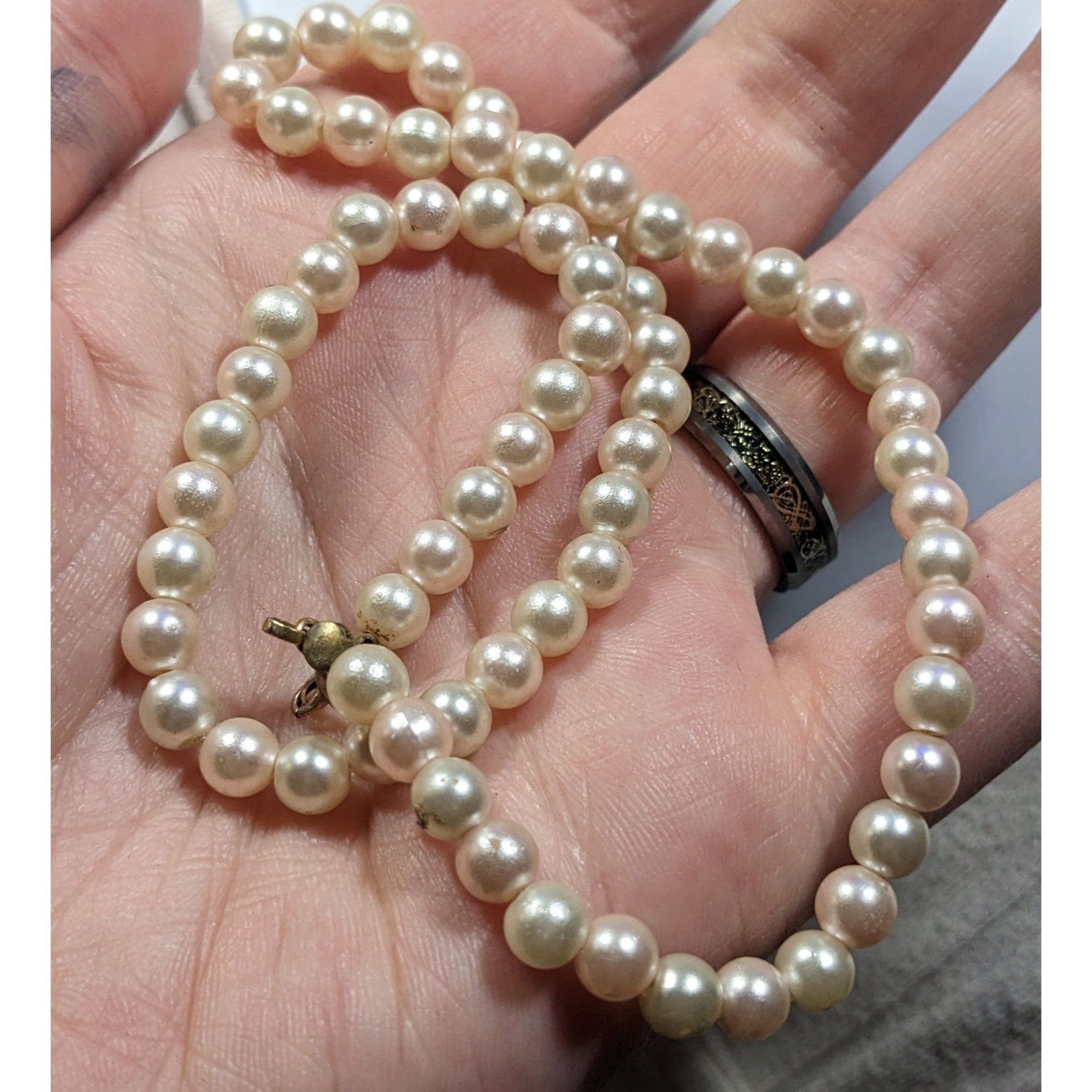 Other Simple Casual Faux Pearl Beaded Necklace Size ONE SIZE - 4 Thumbnail