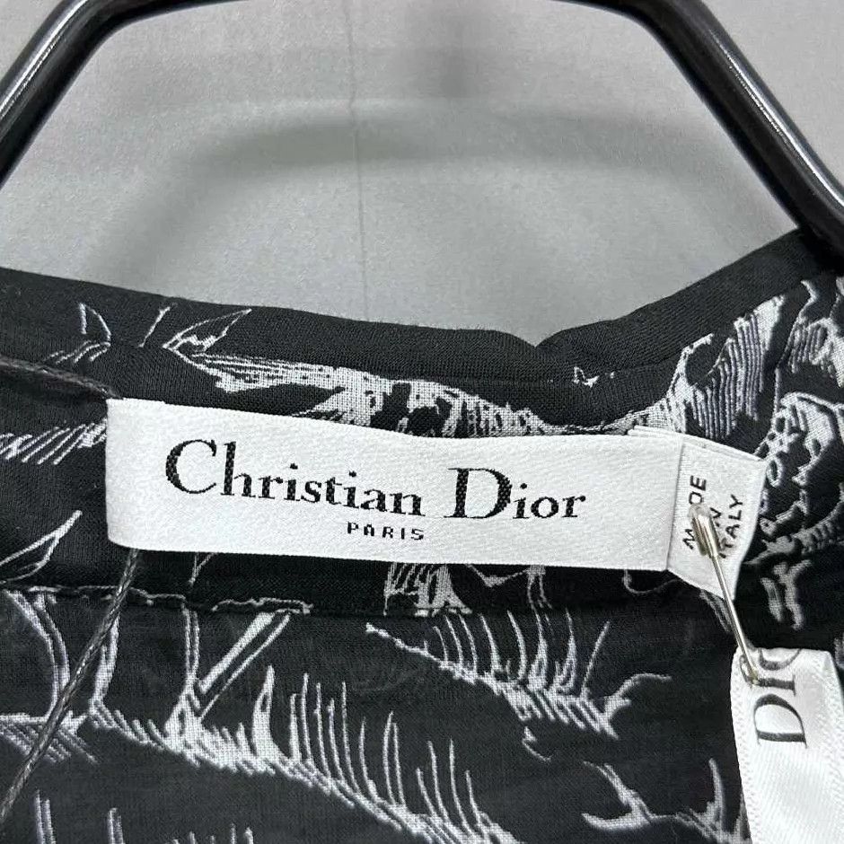Dior Dior Women's Black Jungle Print Dress Size XS / US 0-2 / IT 36-38 - 4 Thumbnail